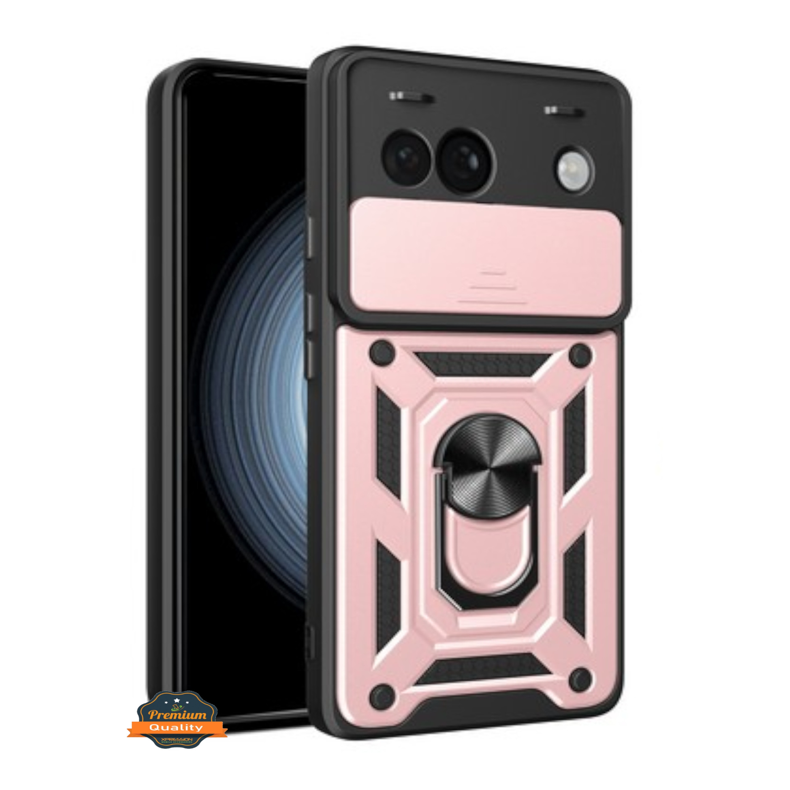 For Google Pixel 9A Shockproof Sliding Camera Ring Stand Case Cover - Picture 51 of 70