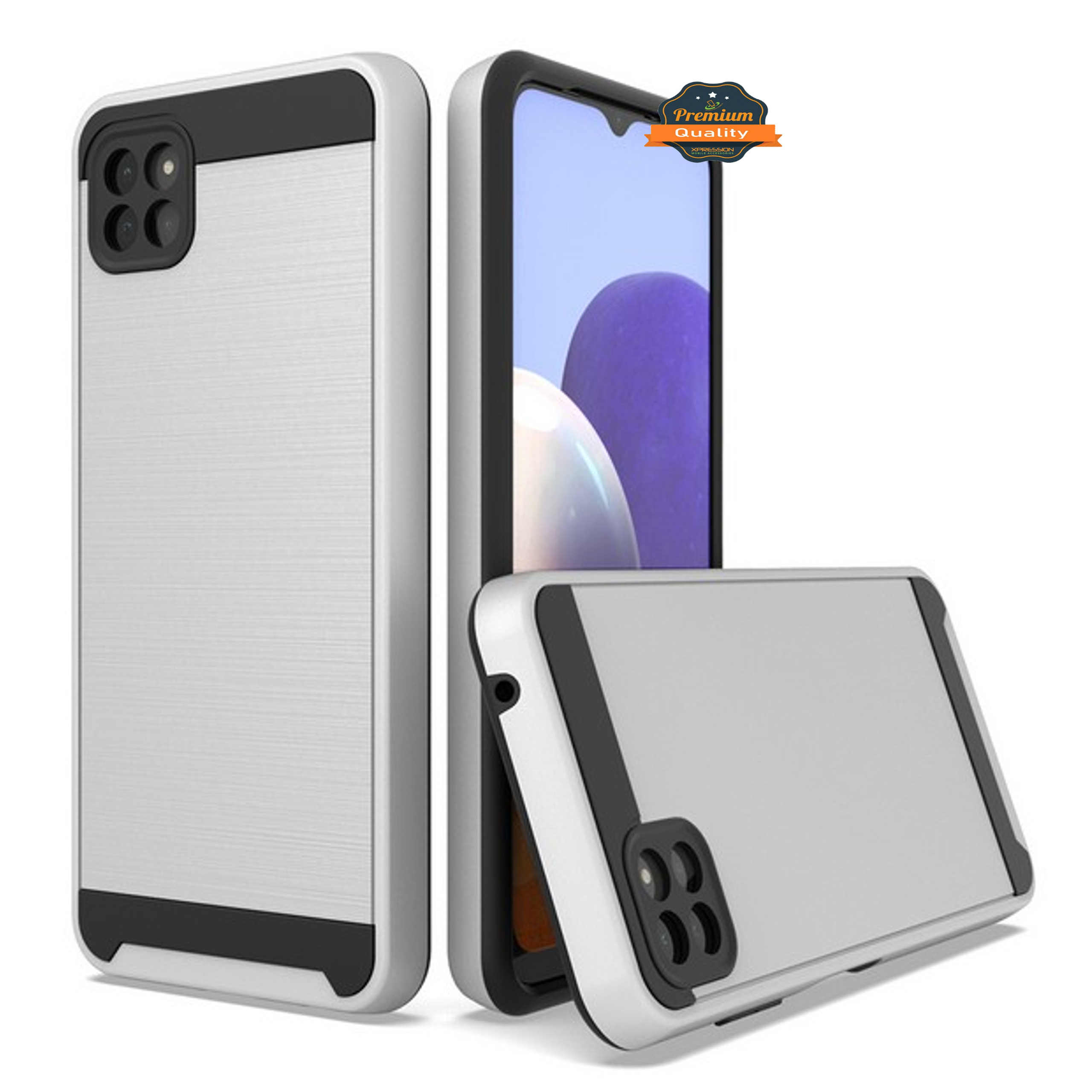 For Apple iPhone 11 Rugged TPU + PC Brushed Texture Hybrid Dual Layer Case Cover - Picture 42 of 49
