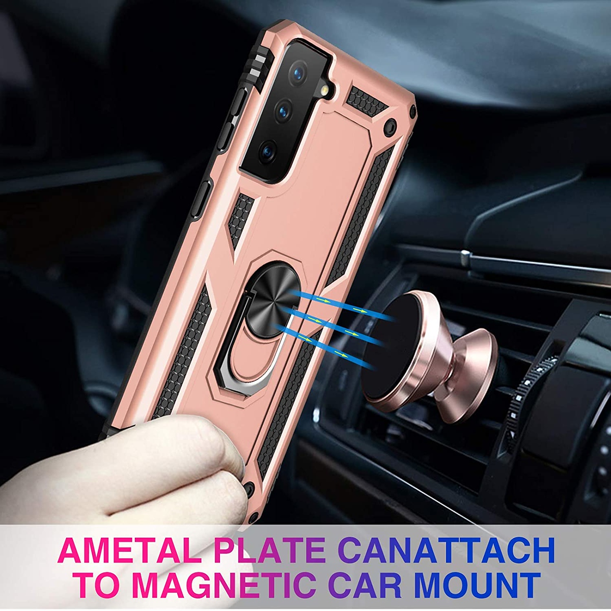 For Apple iPhone 14 Plus 6.7" Hybrid Dual Layer Ring Stand Heavy Duty Case Cover - Picture 55 of 63