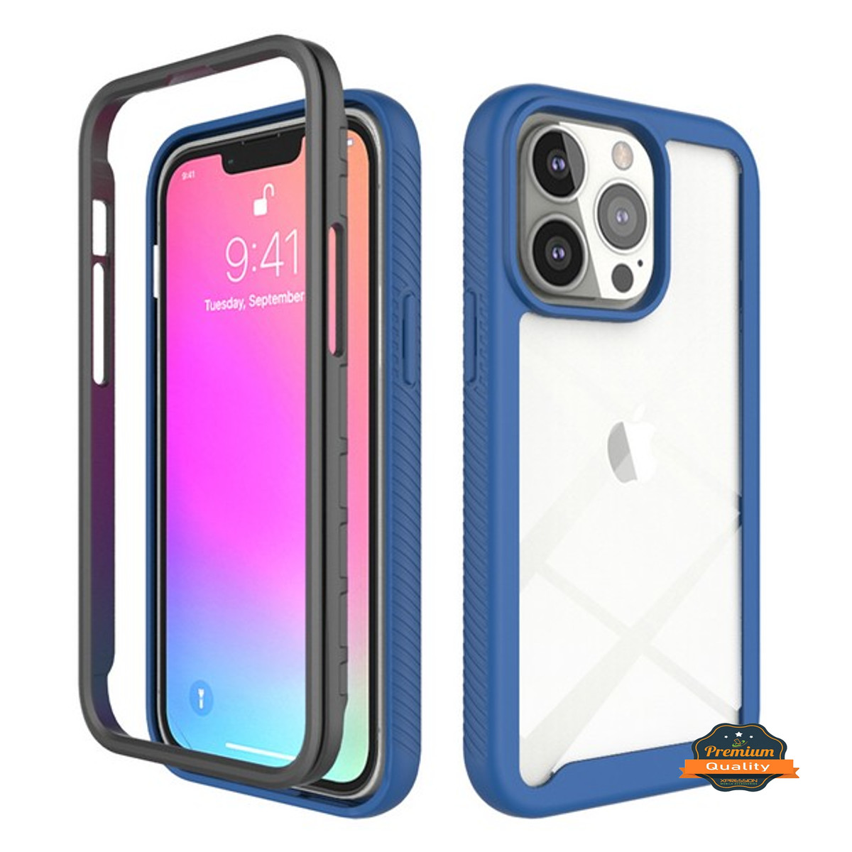 For Apple iPhone 14 Plus 6.7" Armor Hybrid Hard TPU Rugged Shockproof Case Cover - Picture 20 of 37