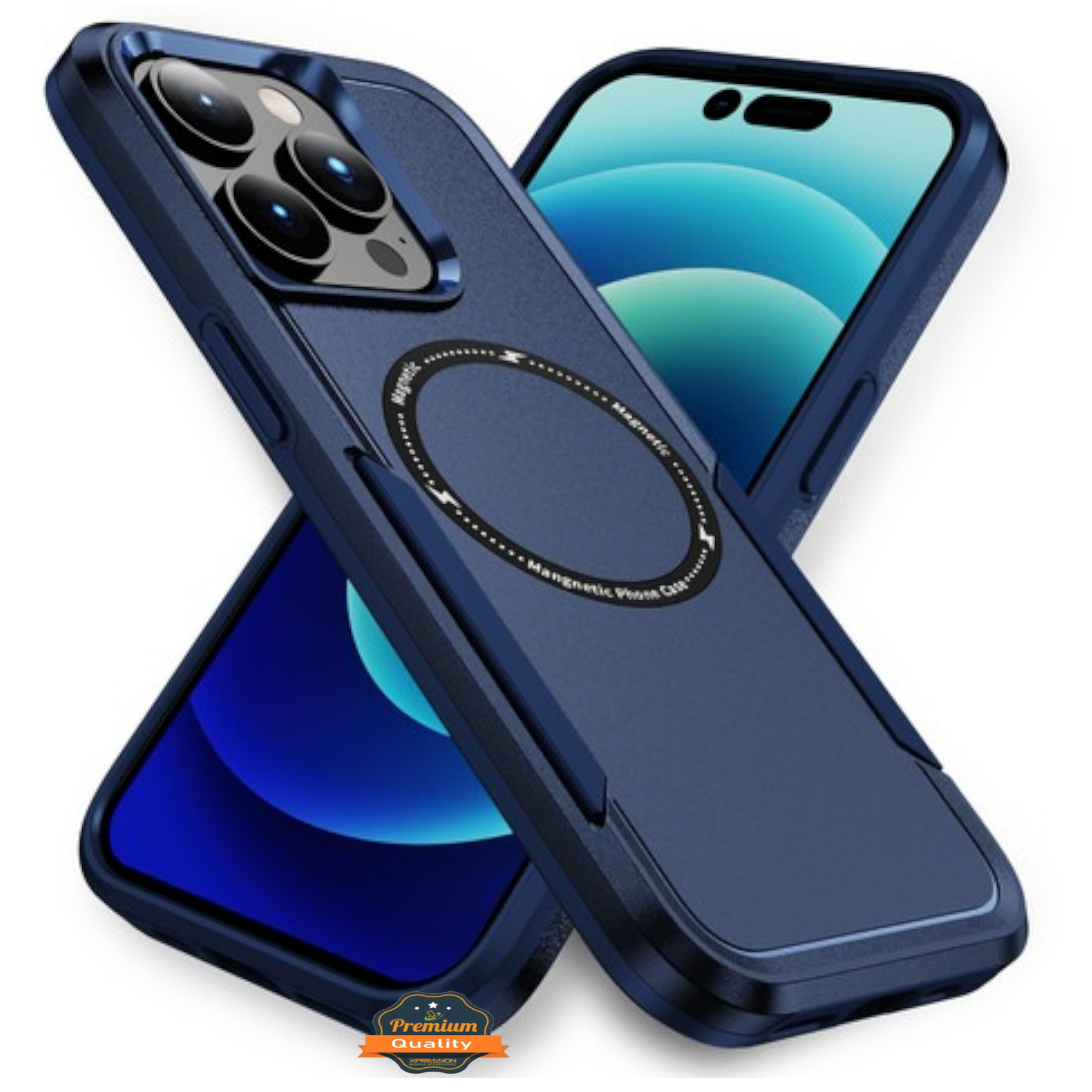 For Apple iPhone 16 Heavy Duty 2in1 TPU Compatible with Magsafe Case Cover - Picture 22 of 41