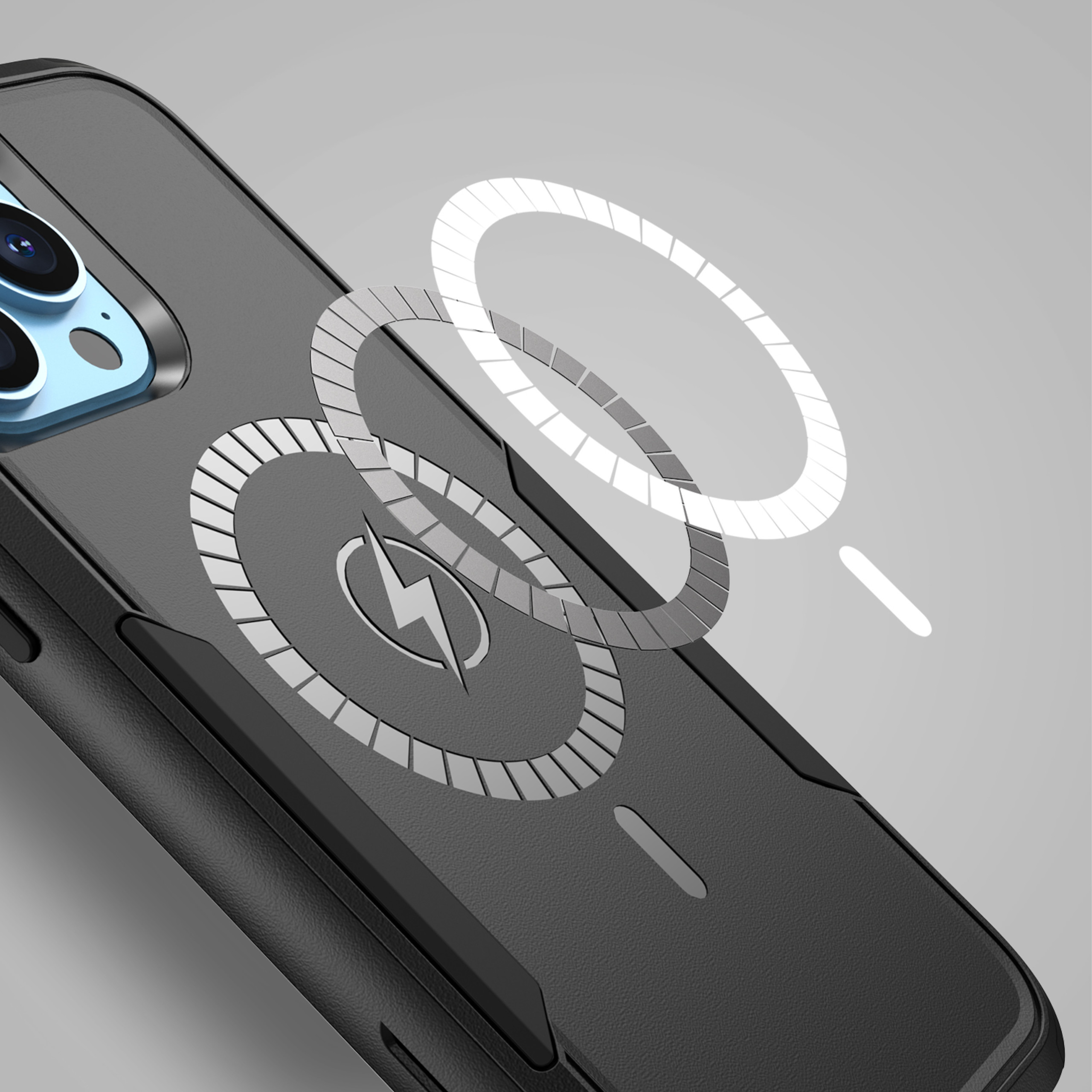 For Apple iPhone 16 Heavy Duty 2in1 TPU Compatible with Magsafe Case Cover - Picture 37 of 41