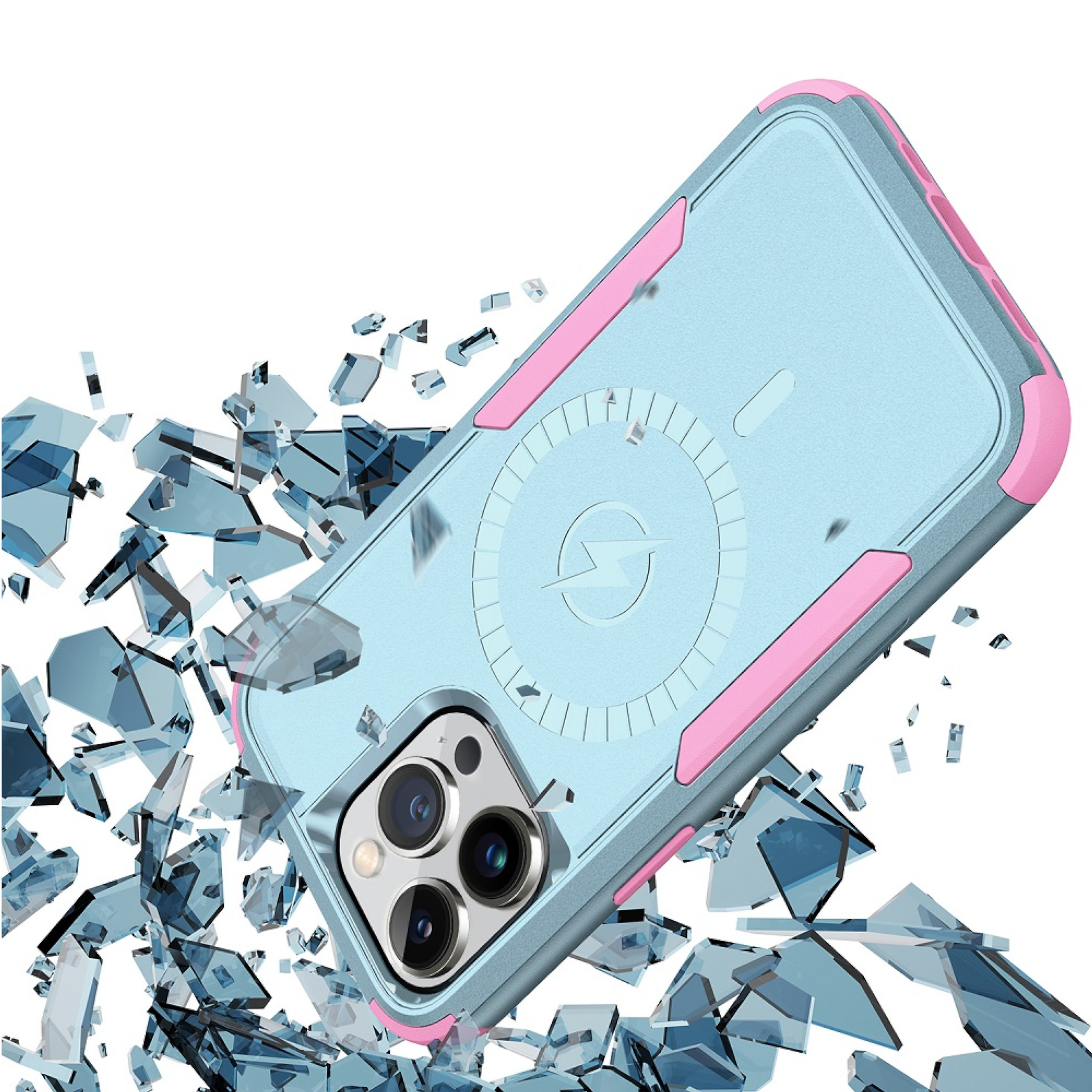 For Apple iPhone 16 Heavy Duty 2in1 TPU Compatible with Magsafe Case Cover - Picture 41 of 41