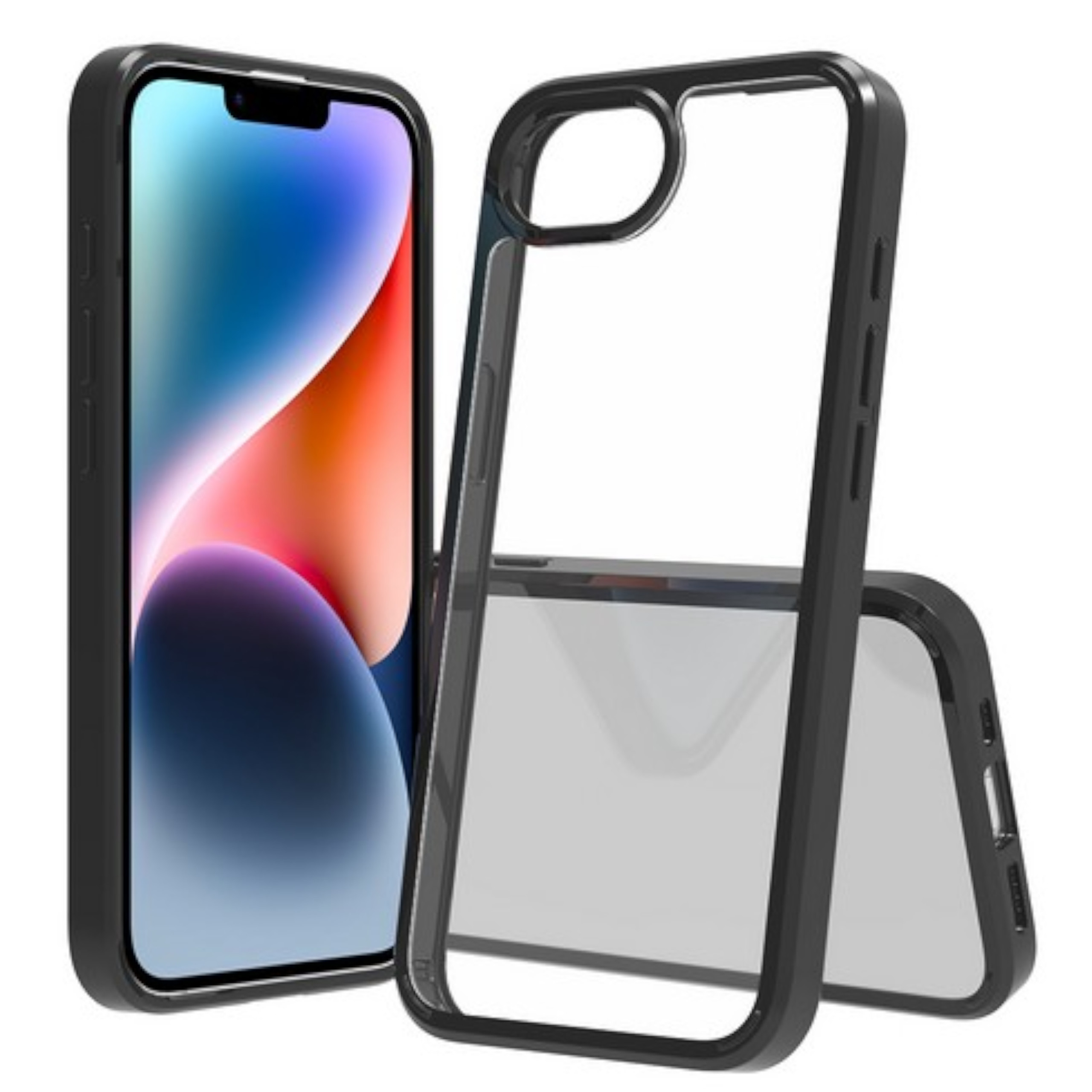 For Apple iPhone 16e /iPhone SE4 Clear Back TPU Bumper Frame Hybrid Case Cover - Picture 11 of 27