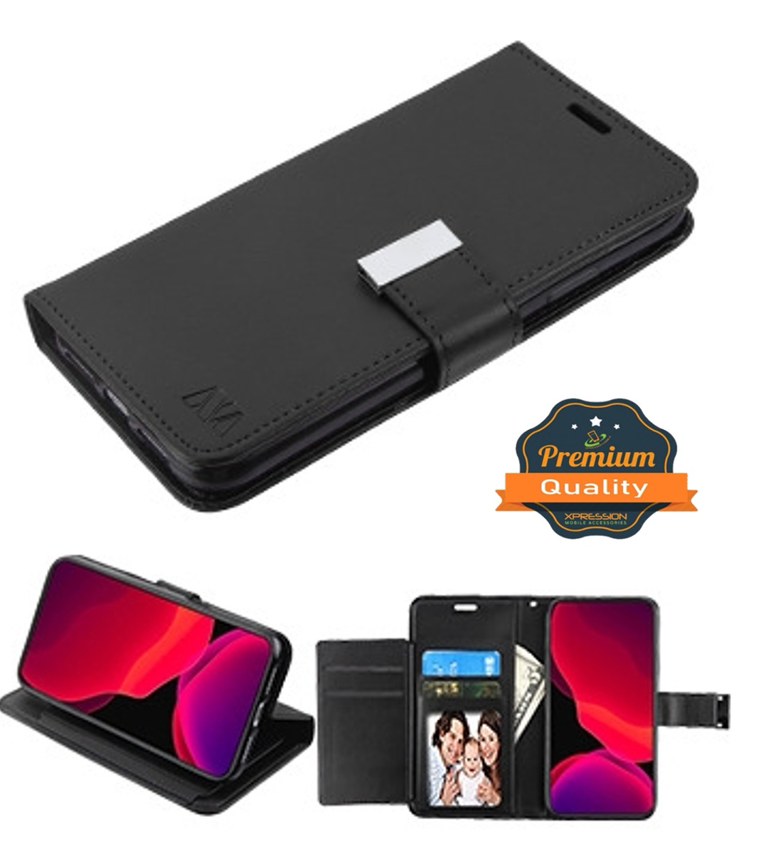 For Apple iPhone 16e / SE4 Wallet PU Leather 6 Card Slots Folio Pouch Case Cover - Picture 11 of 48