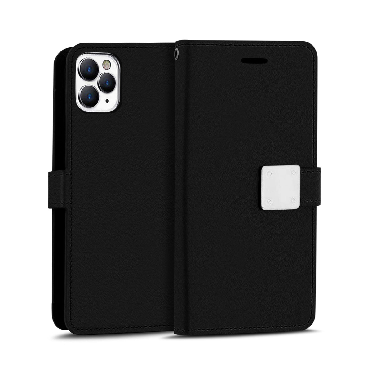 For Apple iPhone 16e / SE4 Wallet PU Leather 6 Card Slots Folio Pouch Case Cover - Picture 17 of 48