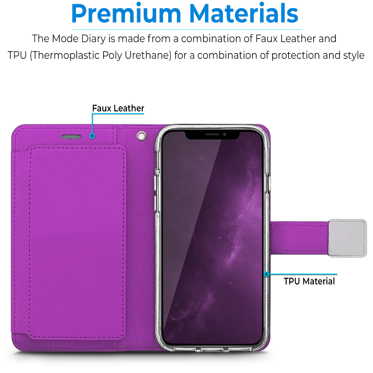 For Apple iPhone 16e / SE4 Wallet PU Leather 6 Card Slots Folio Pouch Case Cover - Picture 29 of 48