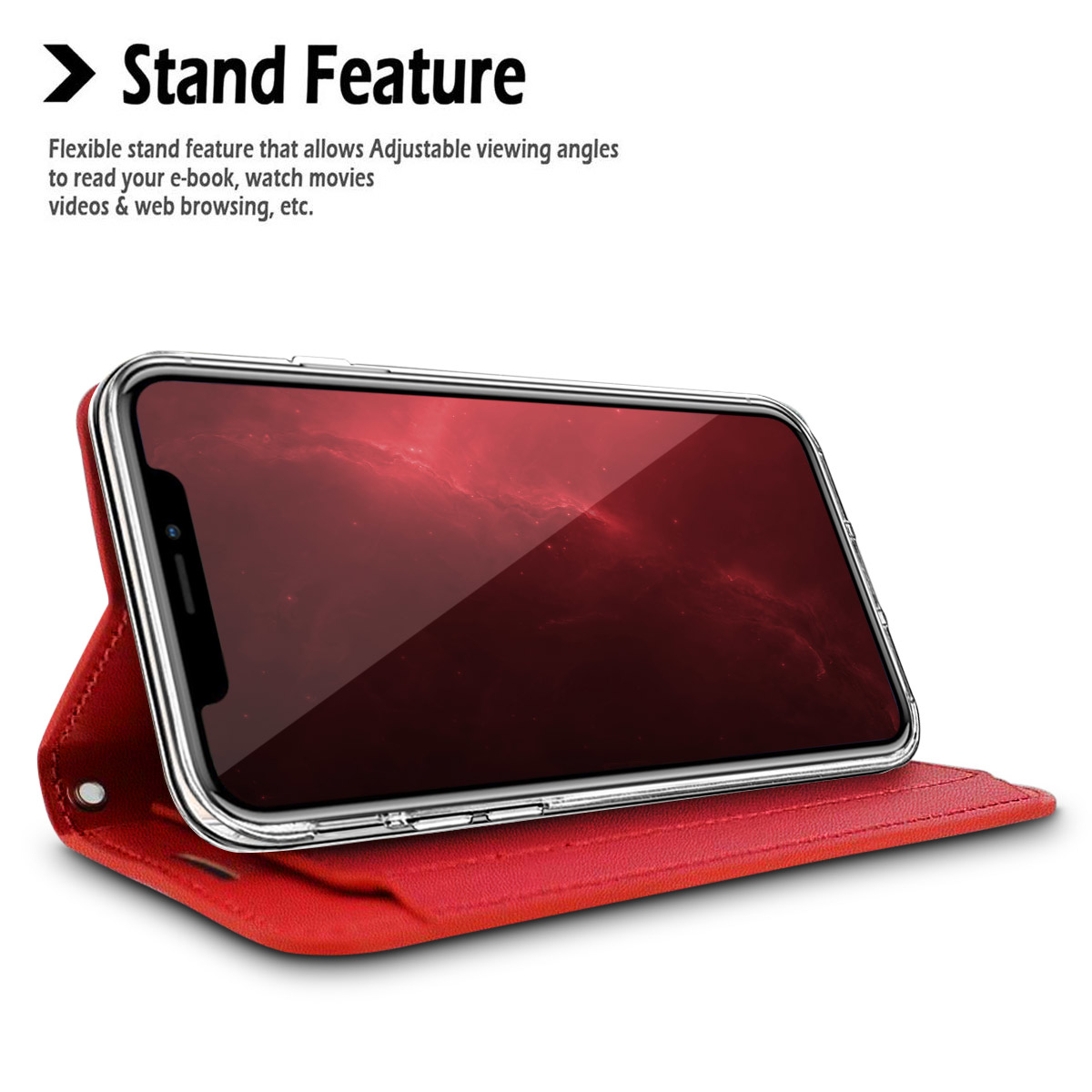 For Apple iPhone 16e / SE4 Wallet PU Leather 6 Card Slots Folio Pouch Case Cover - Picture 21 of 48