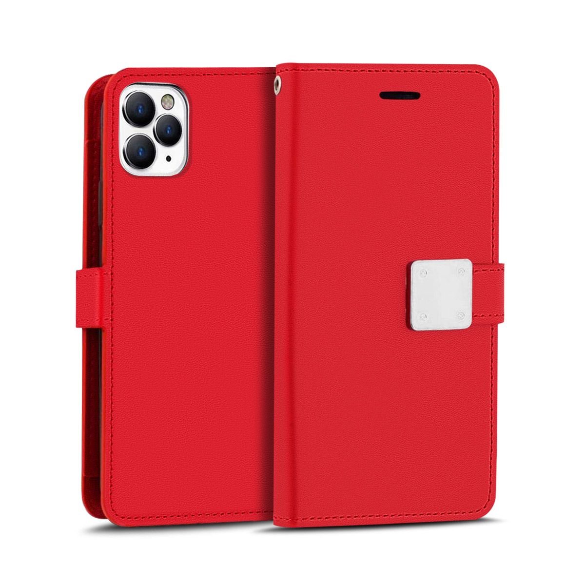 For Apple iPhone 16e / SE4 Wallet PU Leather 6 Card Slots Folio Pouch Case Cover - Picture 24 of 48
