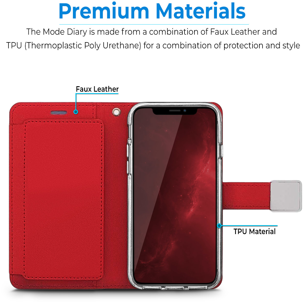 For Apple iPhone 16e / SE4 Wallet PU Leather 6 Card Slots Folio Pouch Case Cover - Picture 22 of 48
