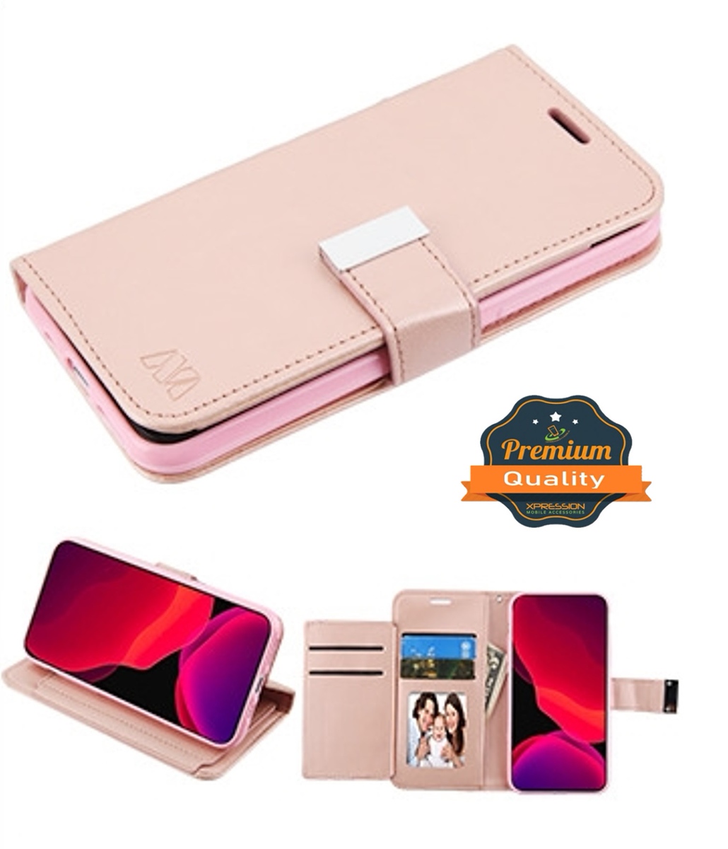 For Apple iPhone 16e / SE4 Wallet PU Leather 6 Card Slots Folio Pouch Case Cover - Picture 42 of 48