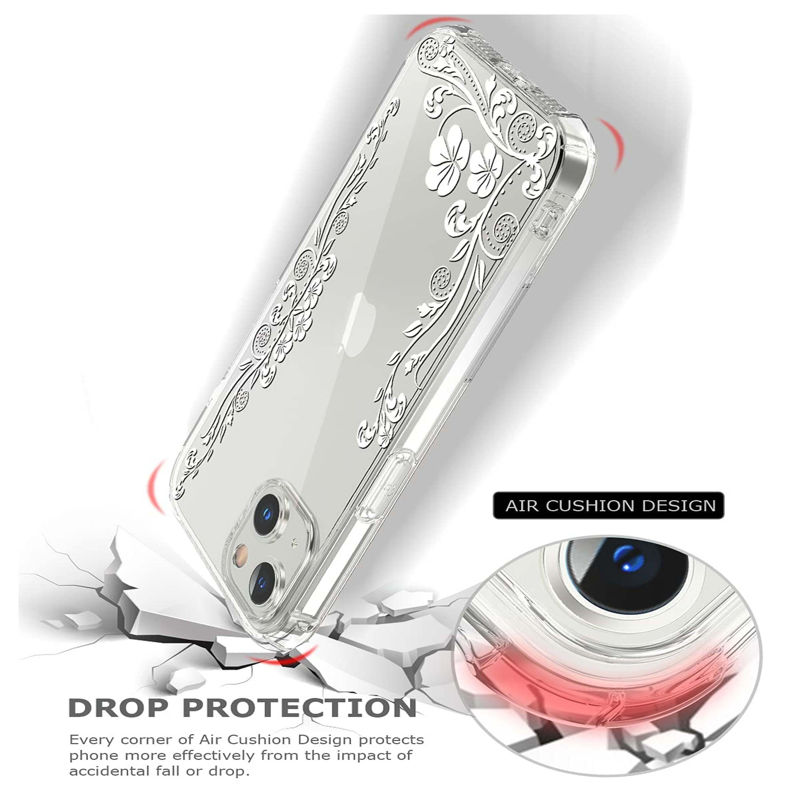 For Apple iPhone 16 Plus Hybrid Image Patterns Hard Back TPU Rubber Case Cover - Picture 47 of 56