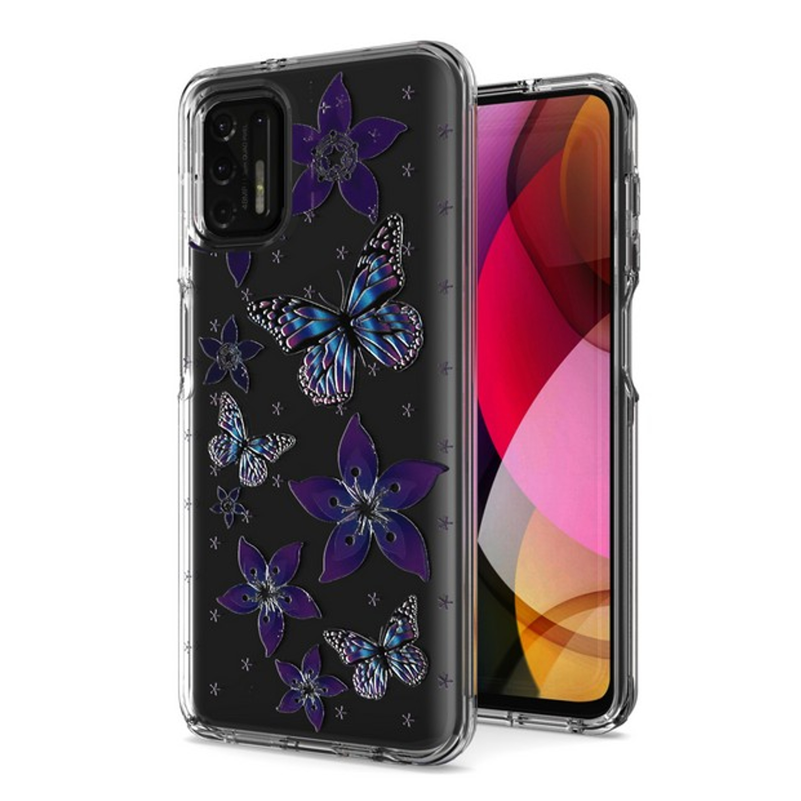 For Apple iPhone 16 Plus Hybrid Image Patterns Hard Back TPU Rubber Case Cover - Picture 12 of 56
