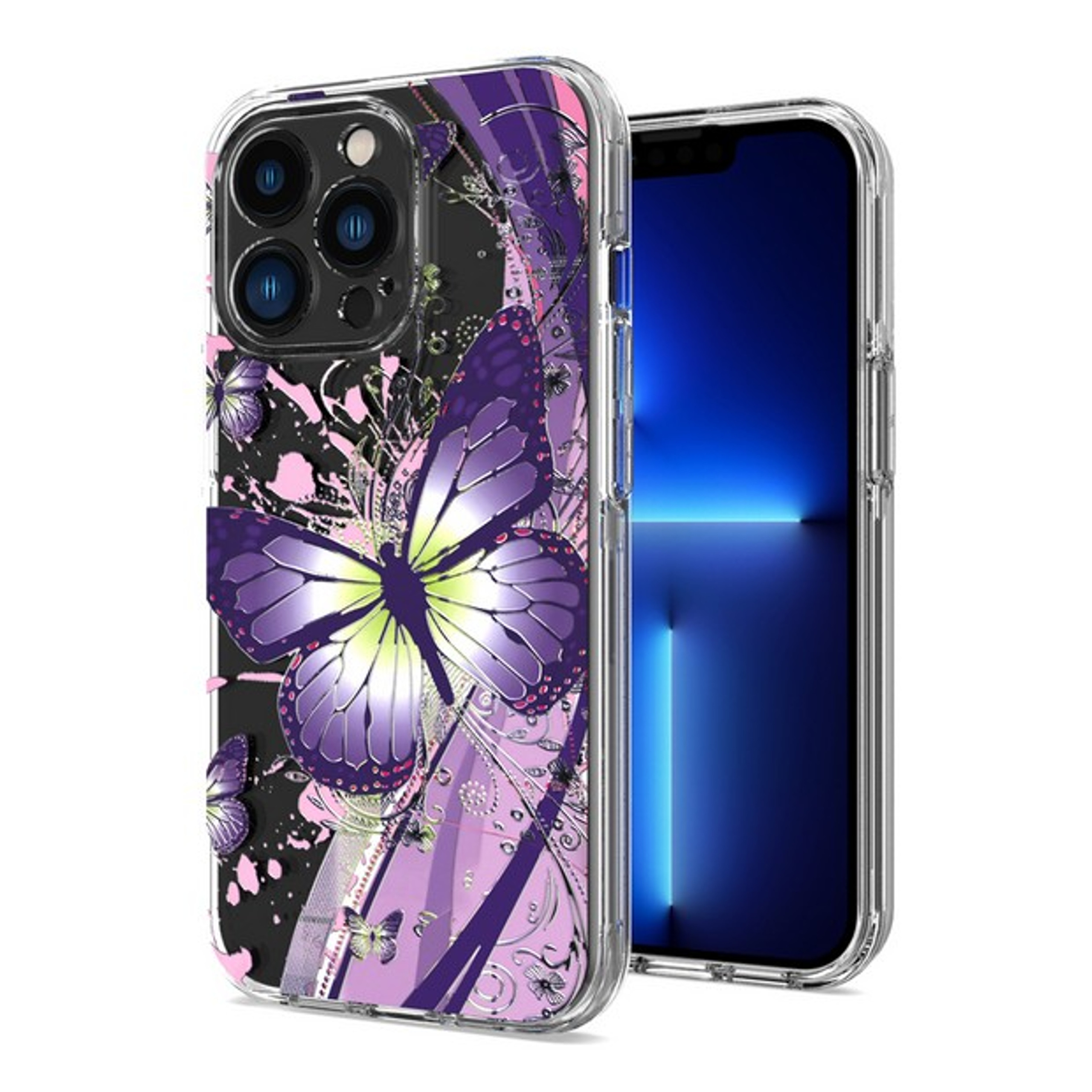 For Apple iPhone 16 Plus Hybrid Image Patterns Hard Back TPU Rubber Case Cover - Picture 18 of 56
