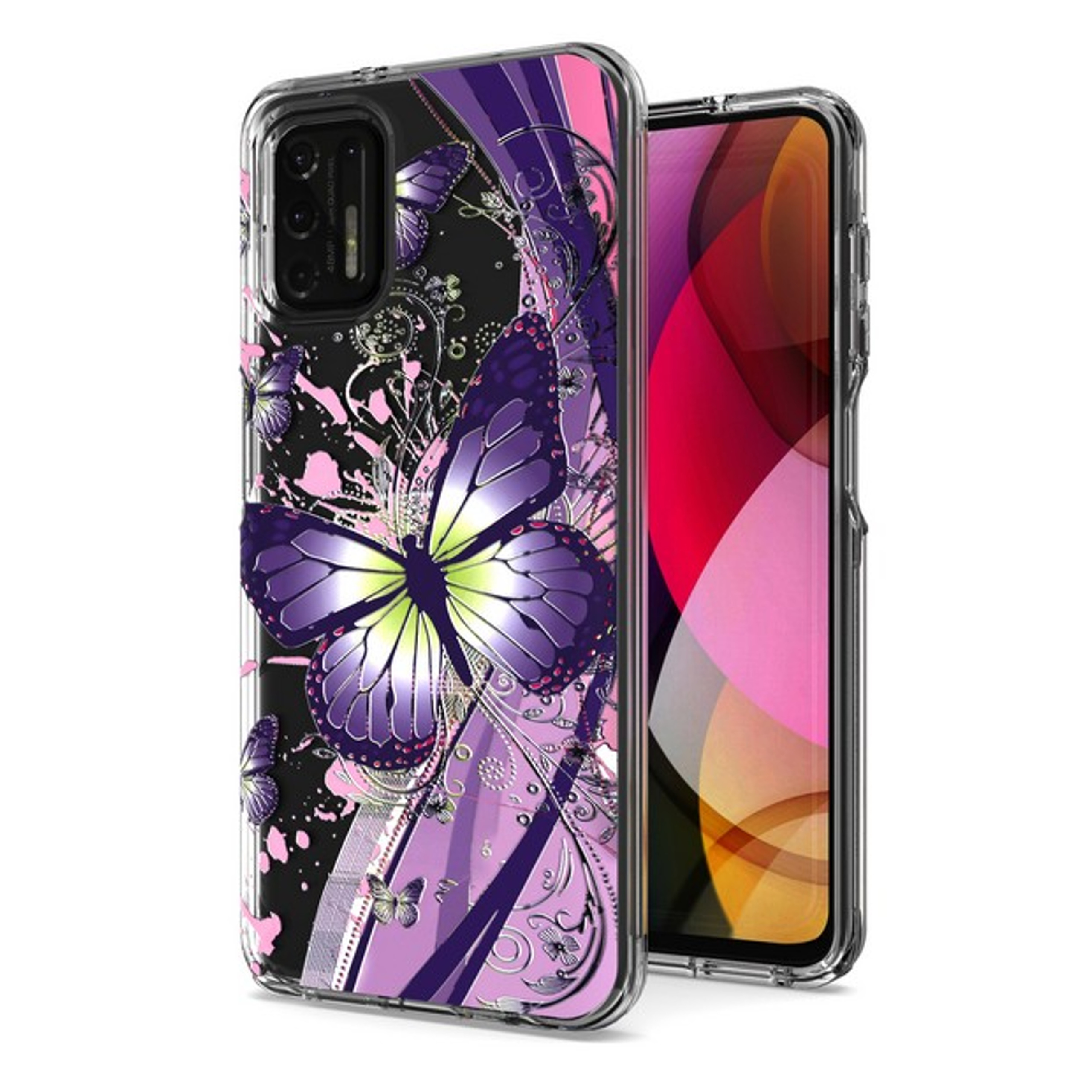 For Apple iPhone 16 Plus Hybrid Image Patterns Hard Back TPU Rubber Case Cover - Picture 20 of 56
