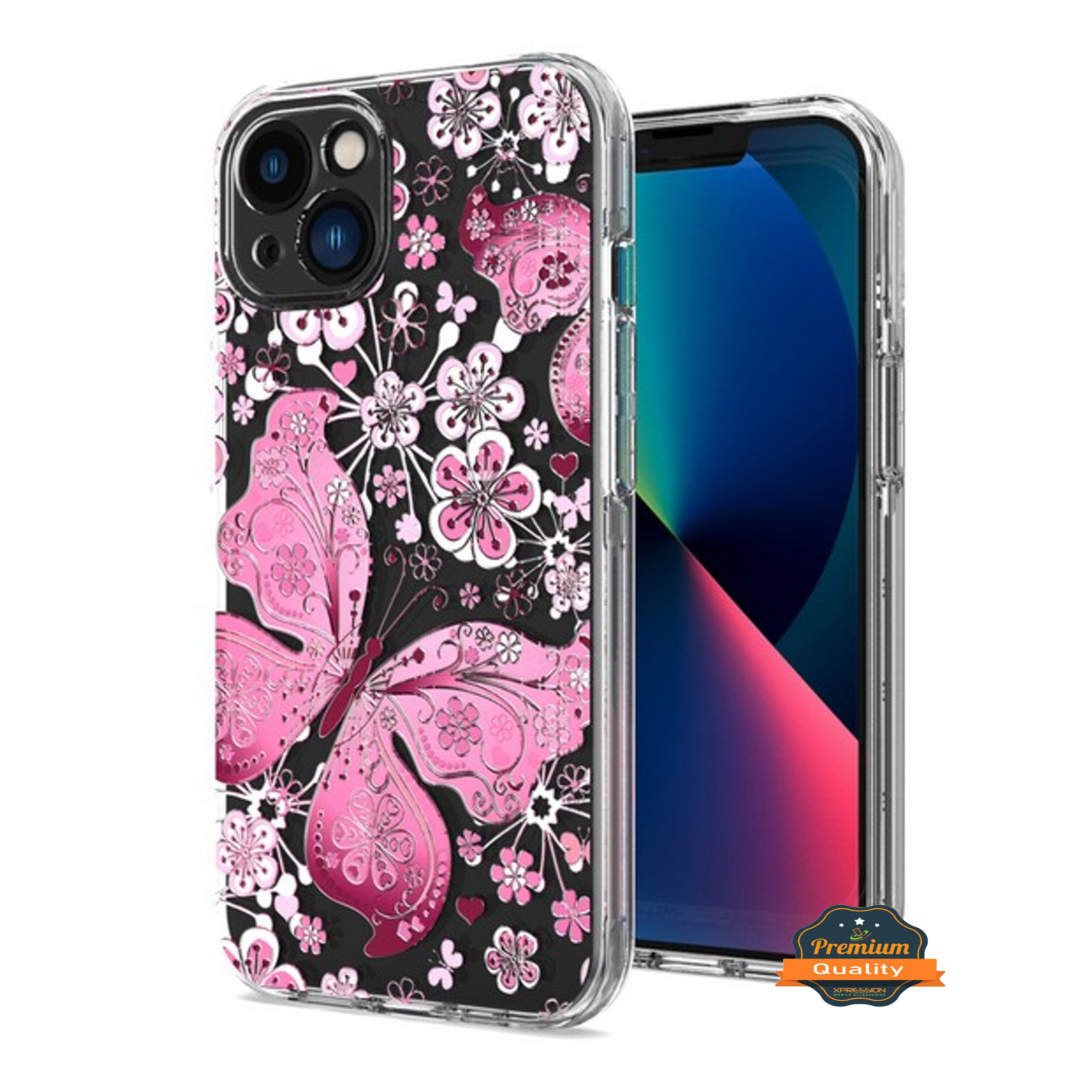 For Apple iPhone 16 Plus Hybrid Image Patterns Hard Back TPU Rubber Case Cover - Picture 27 of 56