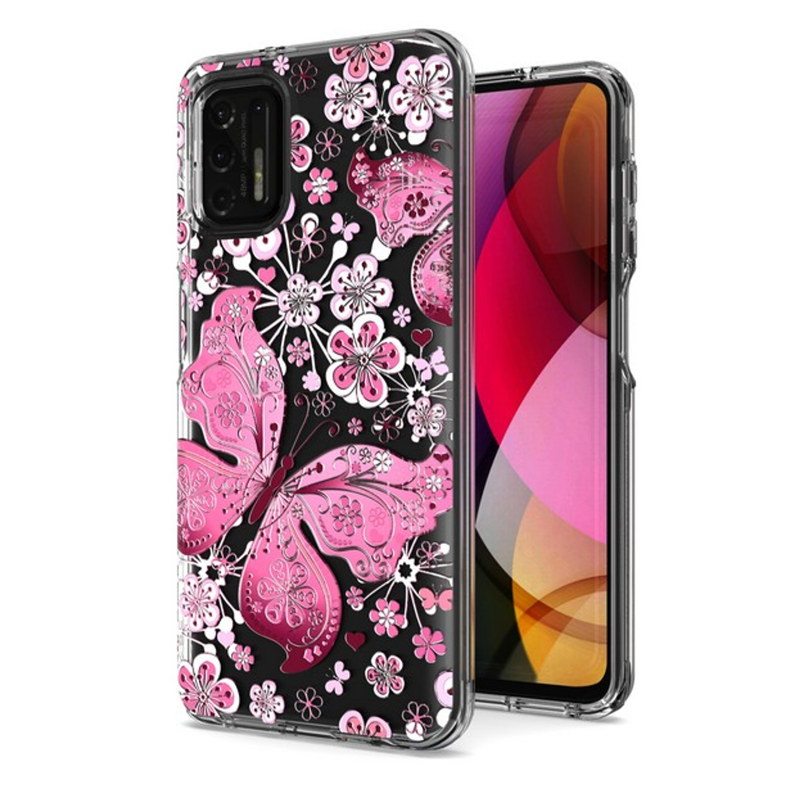 For Apple iPhone 16 Plus Hybrid Image Patterns Hard Back TPU Rubber Case Cover - Picture 28 of 56