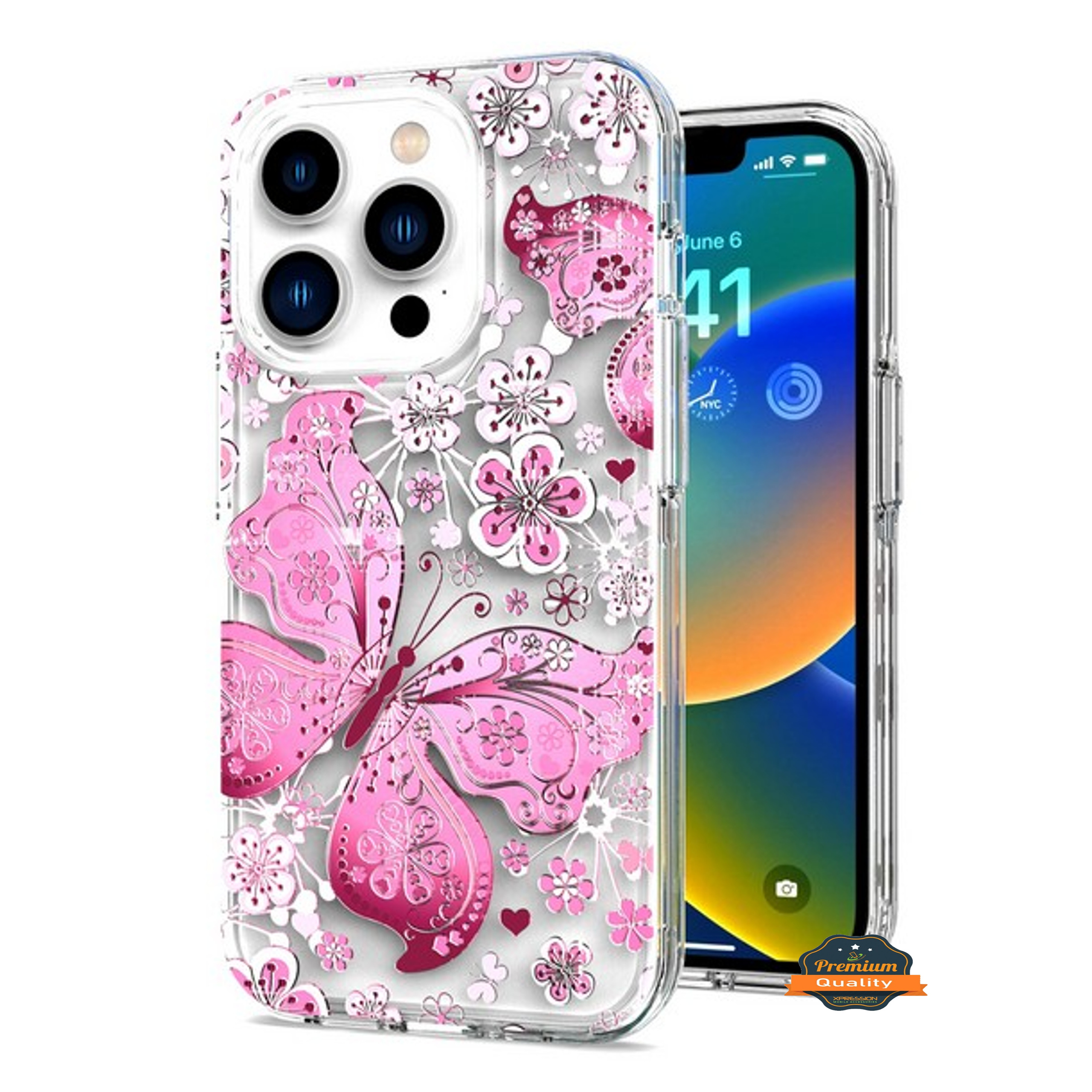 For Apple iPhone 16 Plus Hybrid Image Patterns Hard Back TPU Rubber Case Cover - Picture 25 of 56
