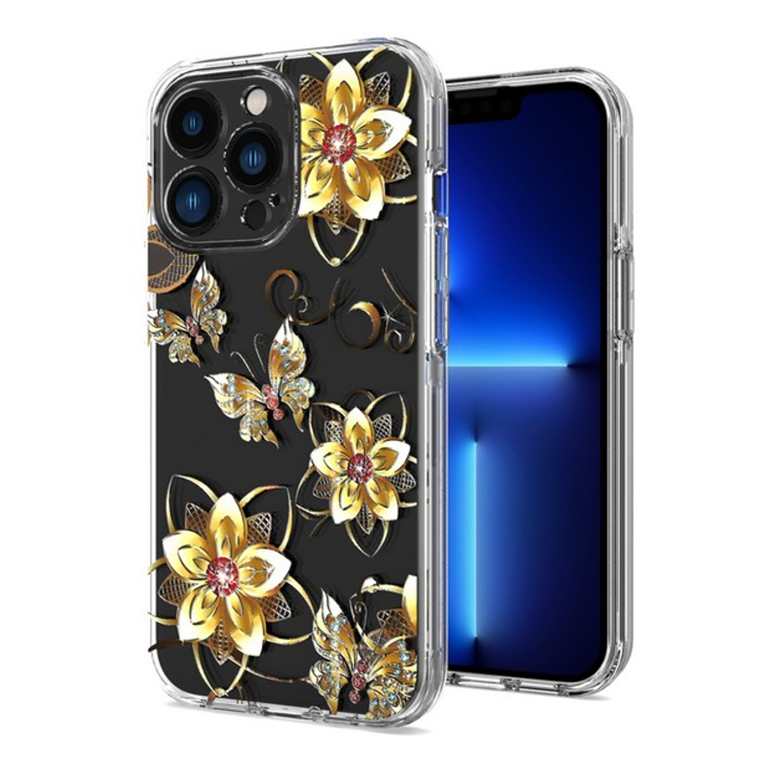 For Apple iPhone 16 Plus Hybrid Image Patterns Hard Back TPU Rubber Case Cover - Picture 34 of 56