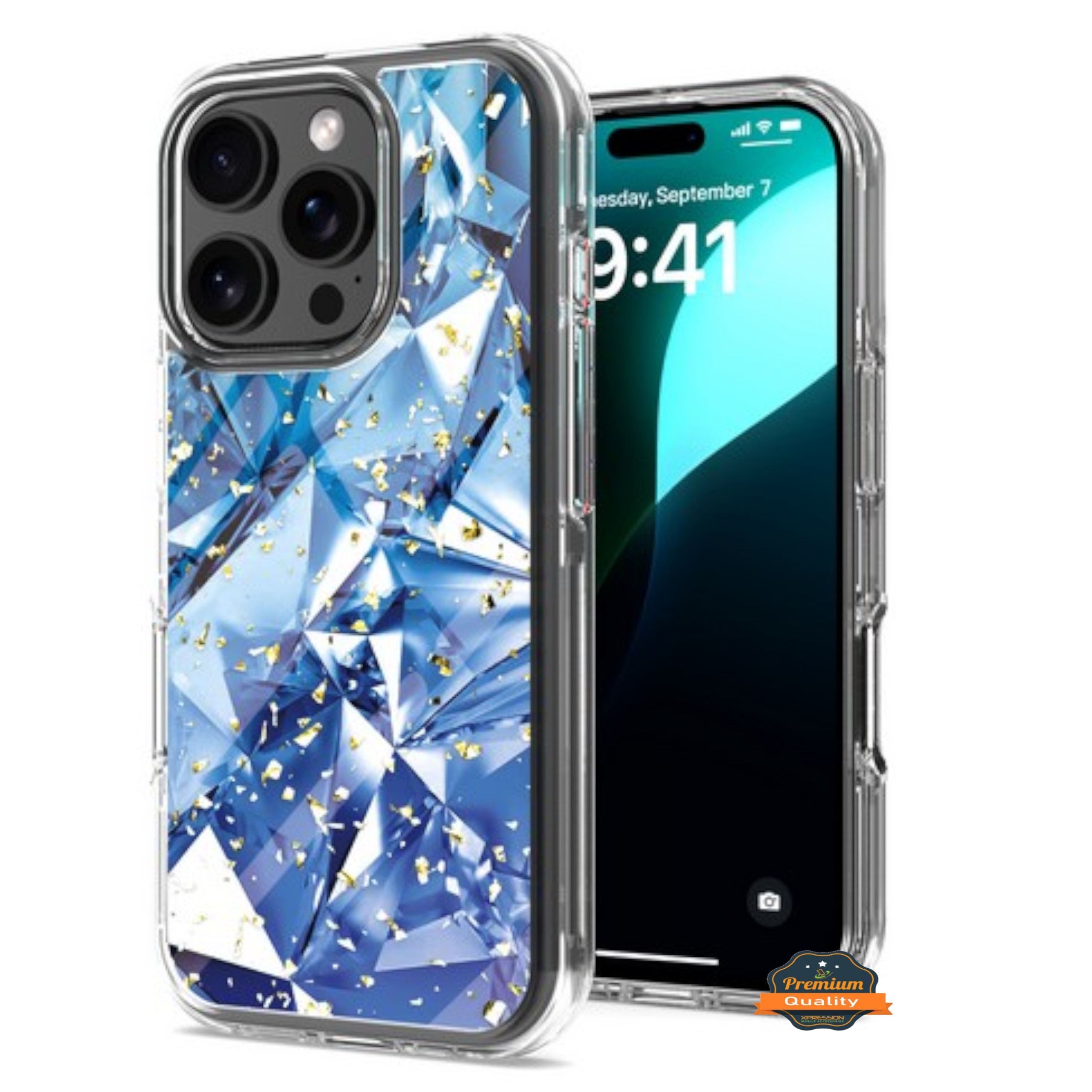 For Apple iPhone 16 Plus Fashion Marble Design Hard PC TPU Hybrid Case Cover - Picture 12 of 41