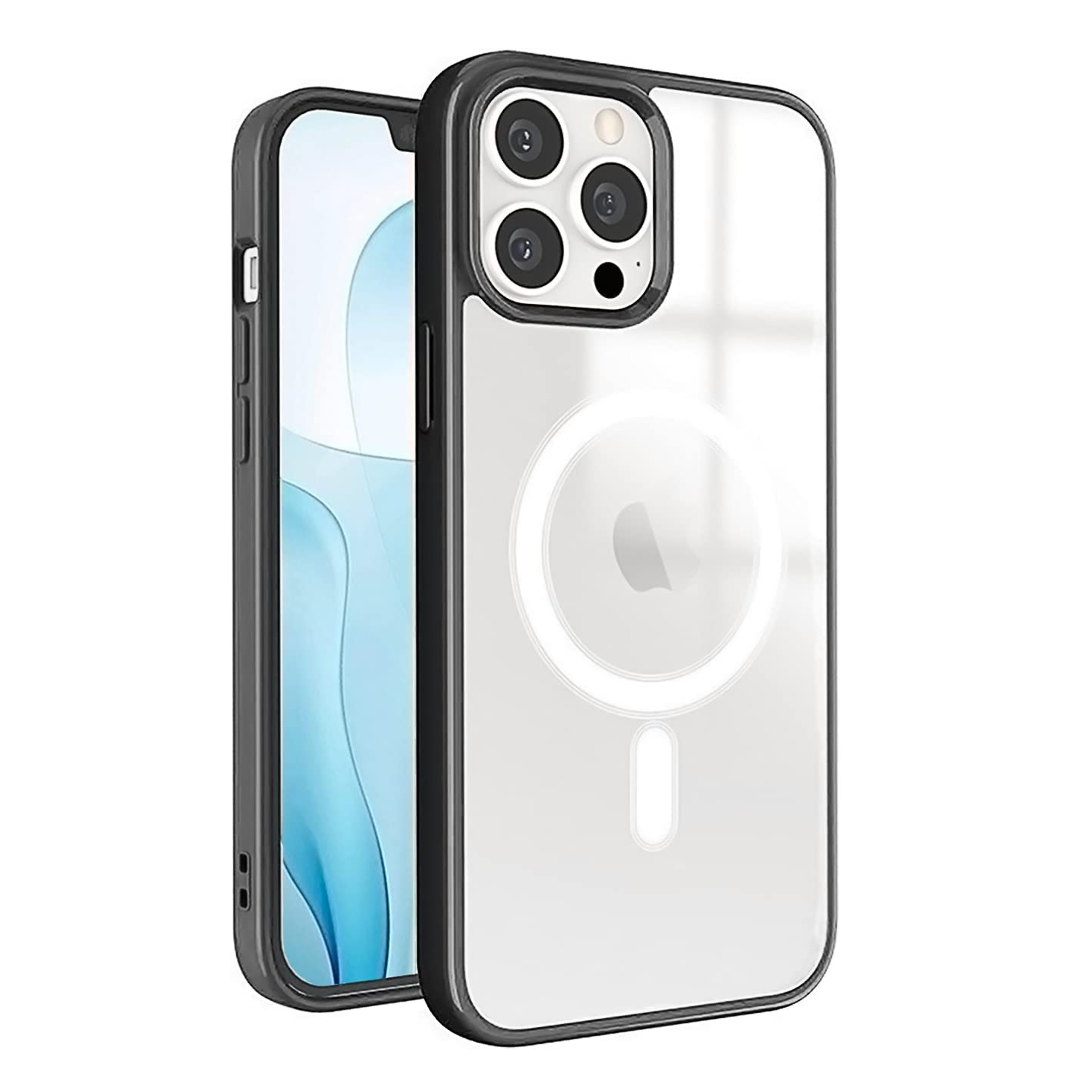 For Apple iPhone 17 Clear MagSafe Compatible Slim Color Edge Bumper Case Cover - Picture 11 of 57