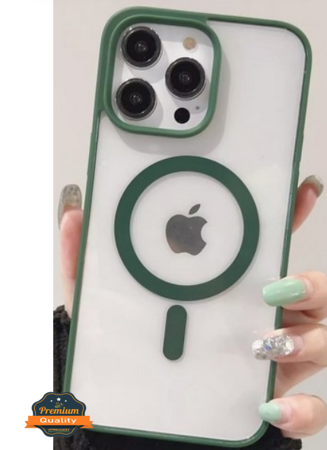 For Apple iPhone 17 Clear MagSafe Compatible Slim Color Edge Bumper Case Cover - Picture 26 of 57