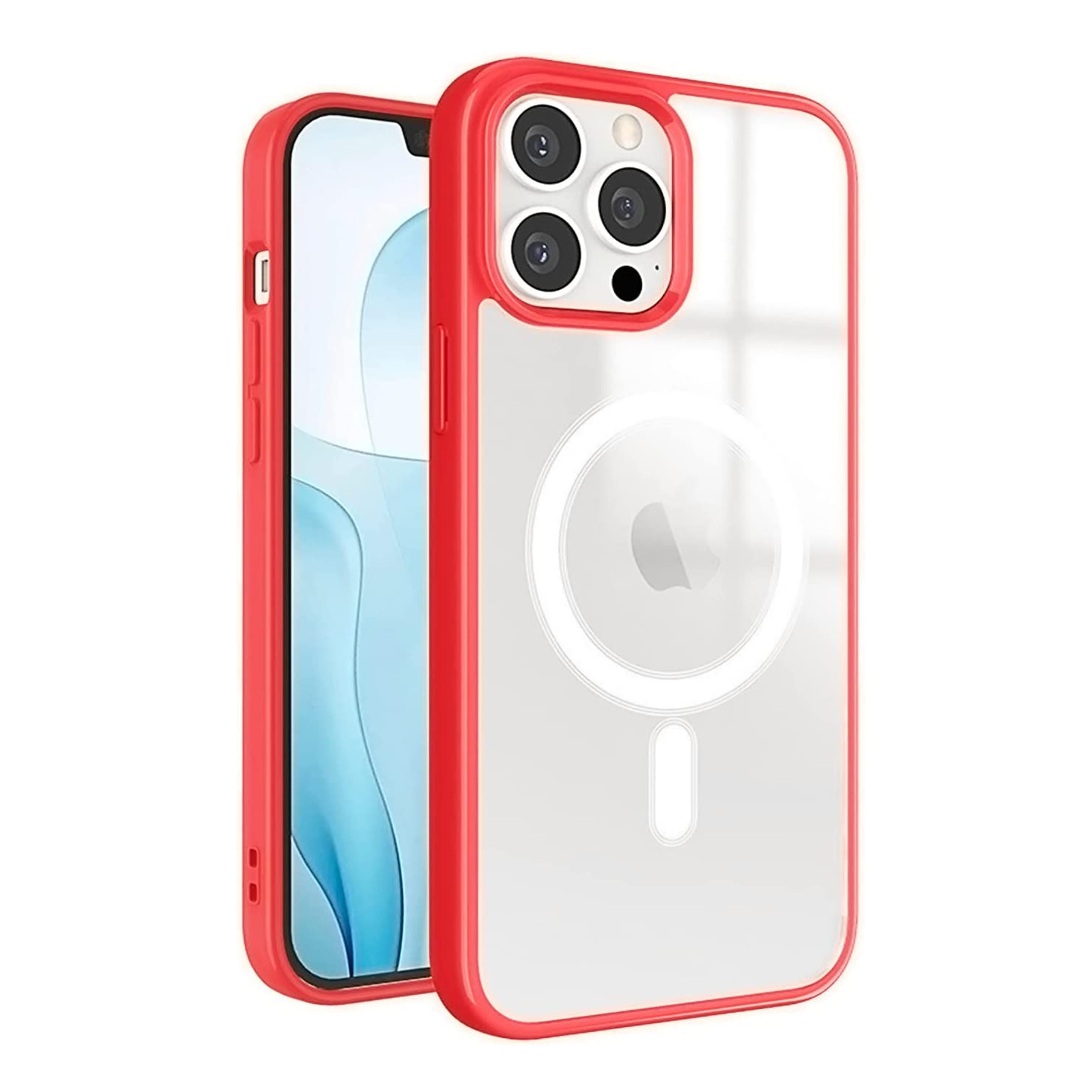 For Apple iPhone 17 Clear MagSafe Compatible Slim Color Edge Bumper Case Cover - Picture 35 of 57