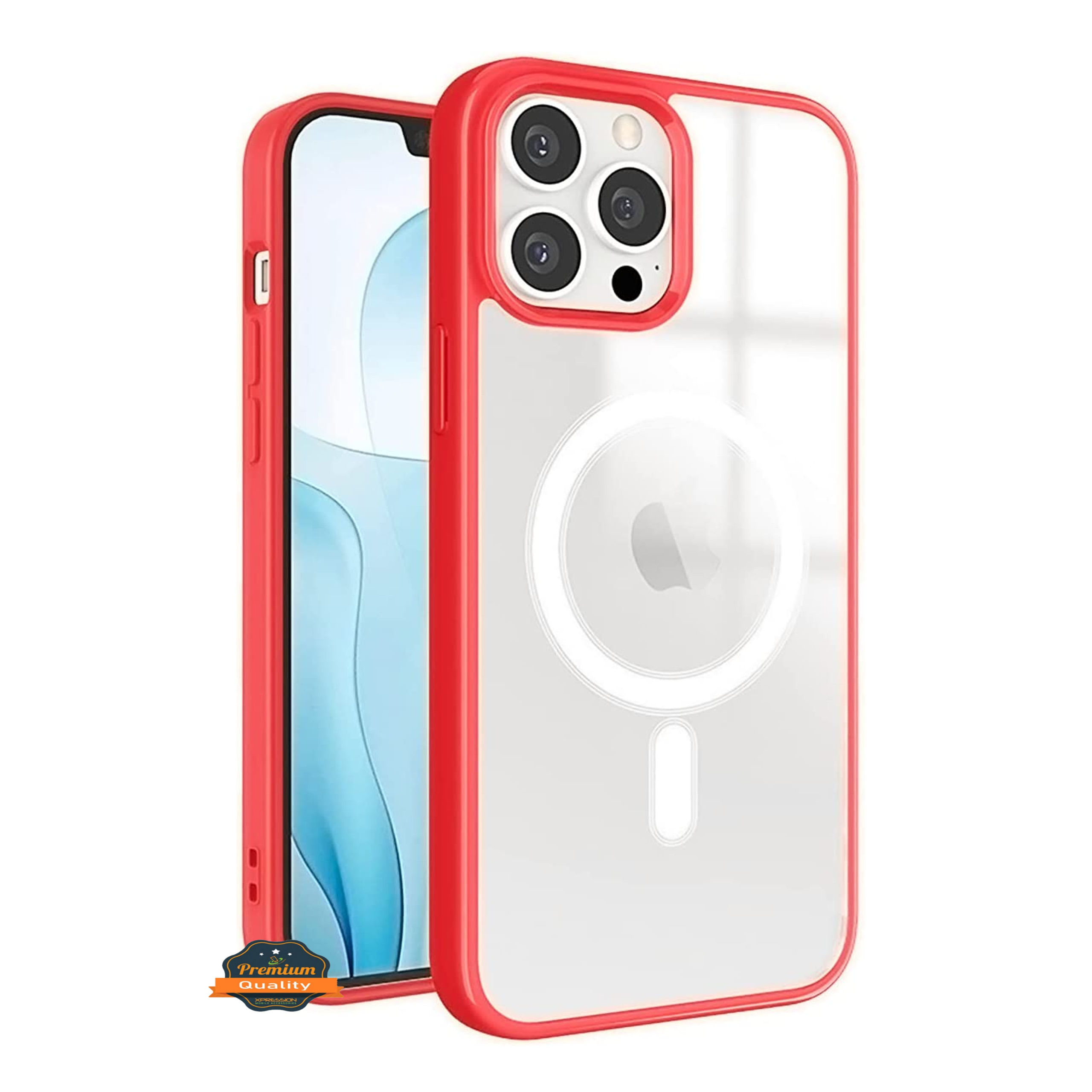 For Apple iPhone 17 Clear MagSafe Compatible Slim Color Edge Bumper Case Cover - Picture 34 of 57