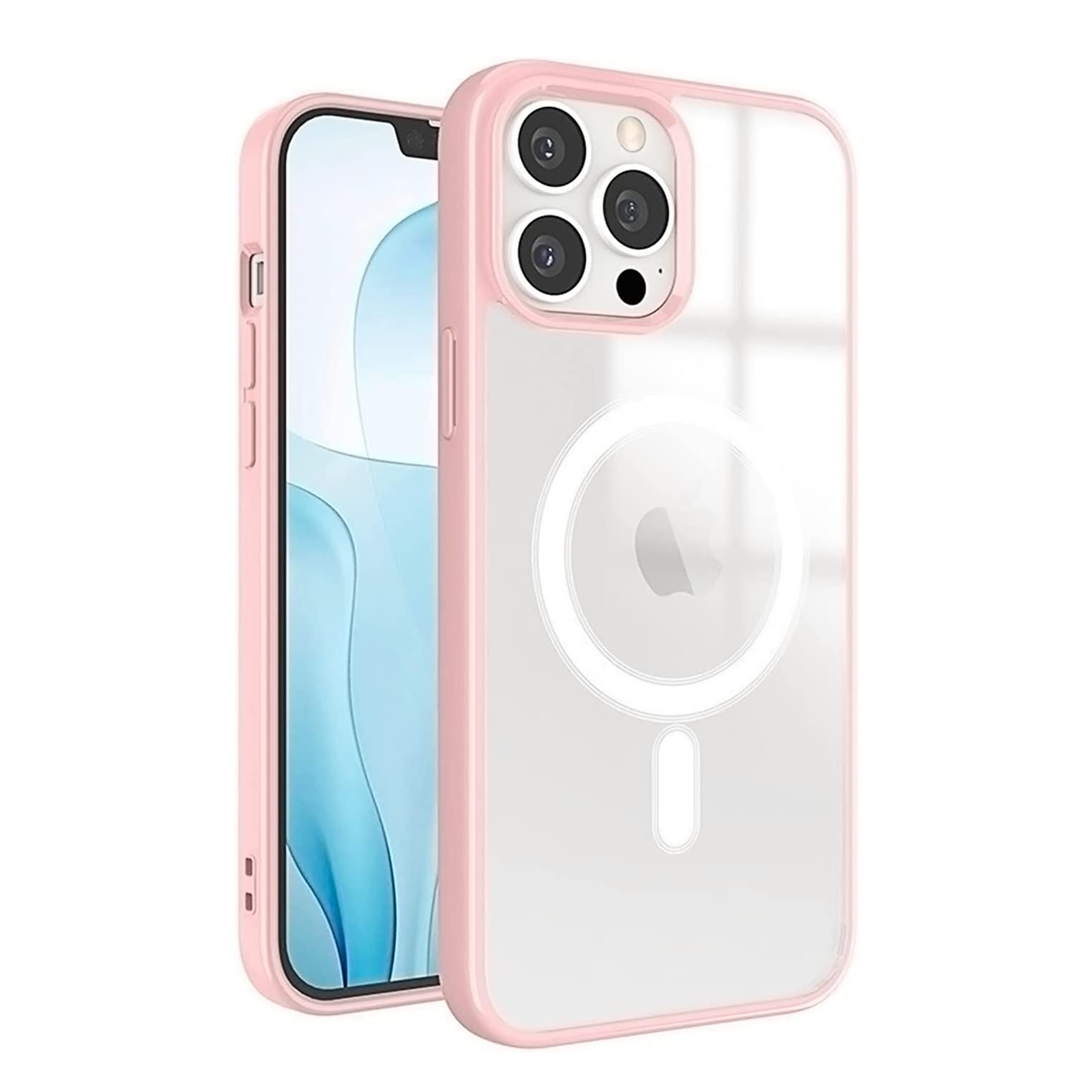 For Apple iPhone 17 Clear MagSafe Compatible Slim Color Edge Bumper Case Cover - Picture 43 of 57