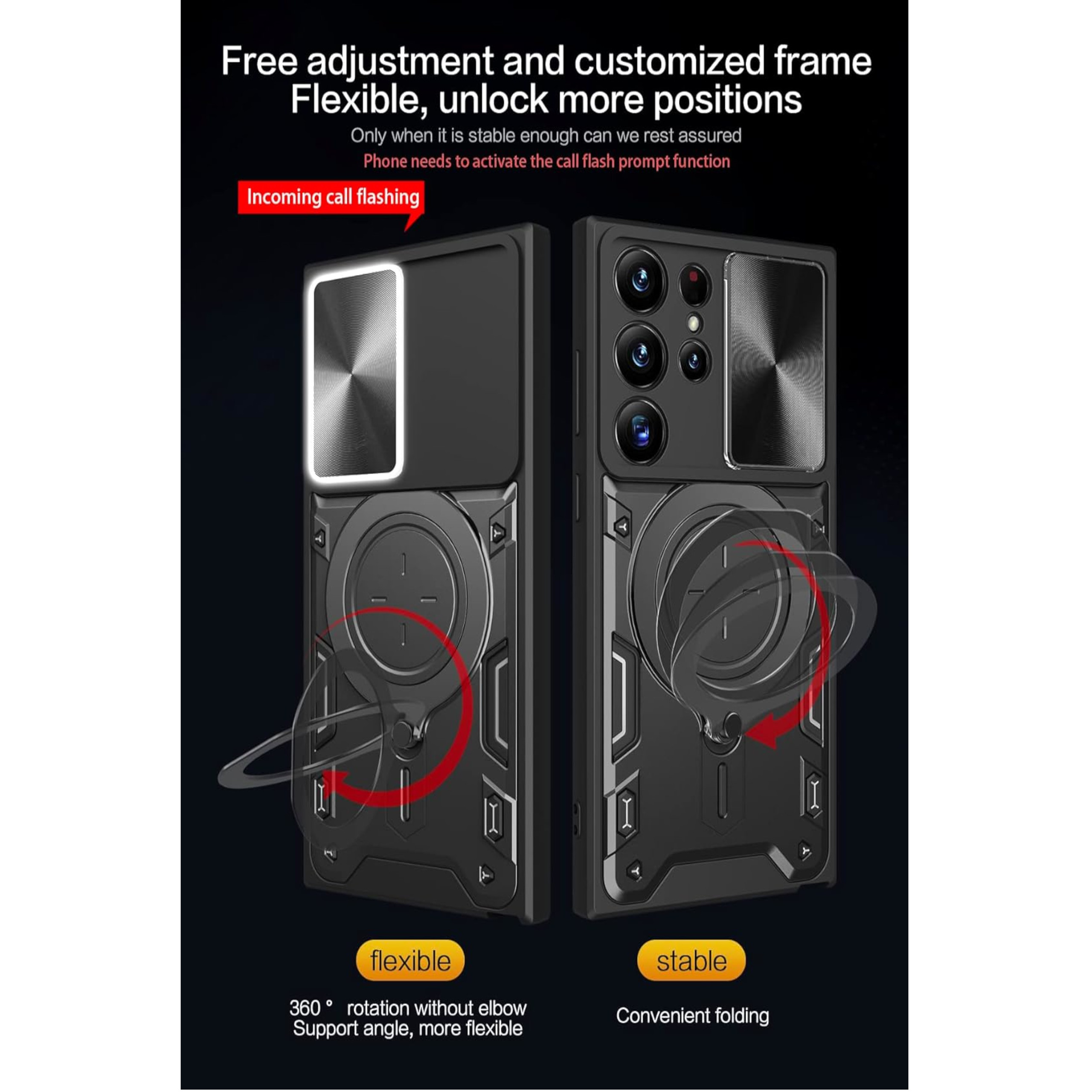 For Apple iPhone 17 Pro Max MagSafe Compatible w/ Ring Stand & Lens Case Cover - Picture 21 of 56