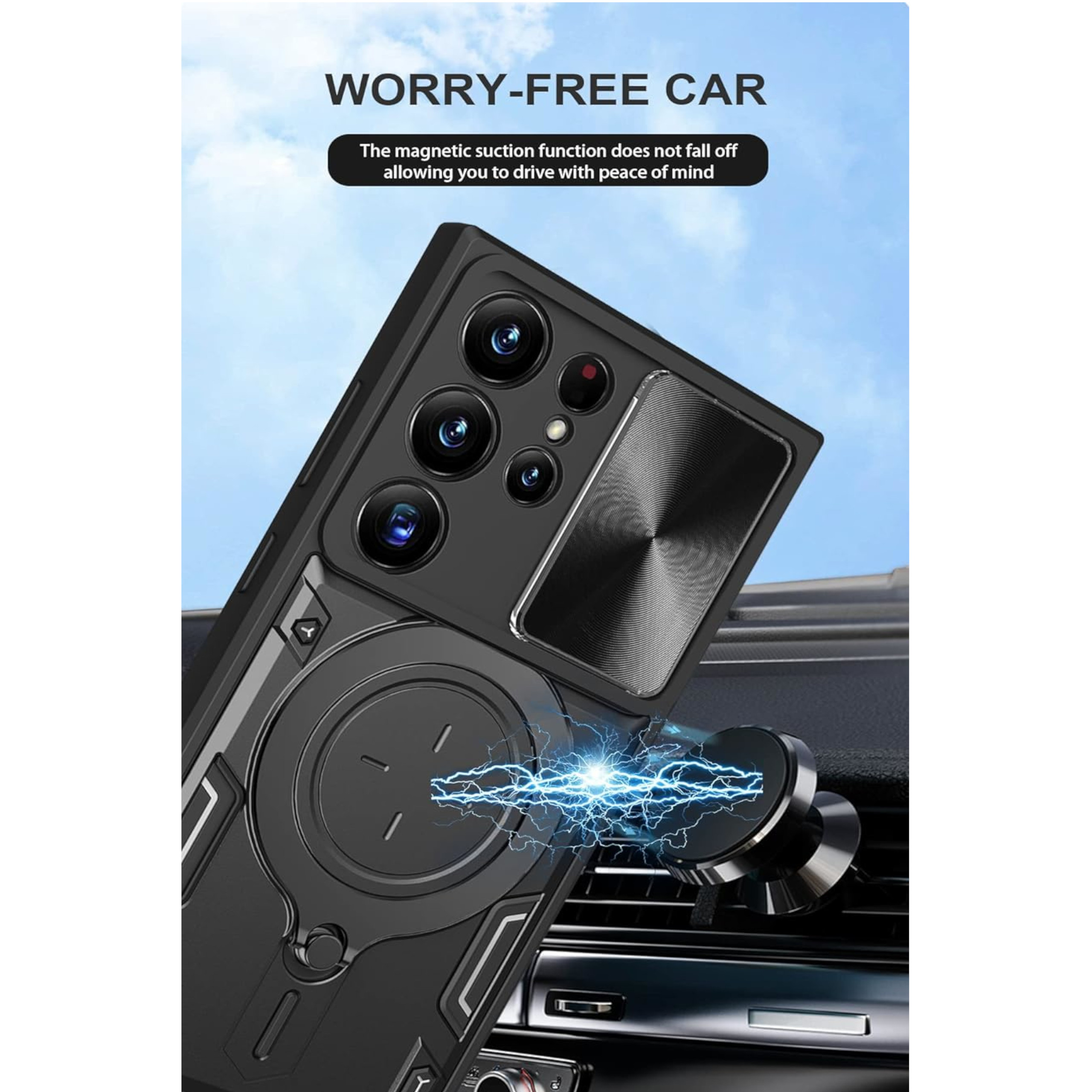 For Apple iPhone 17 Pro Max MagSafe Compatible w/ Ring Stand & Lens Case Cover - Picture 42 of 56