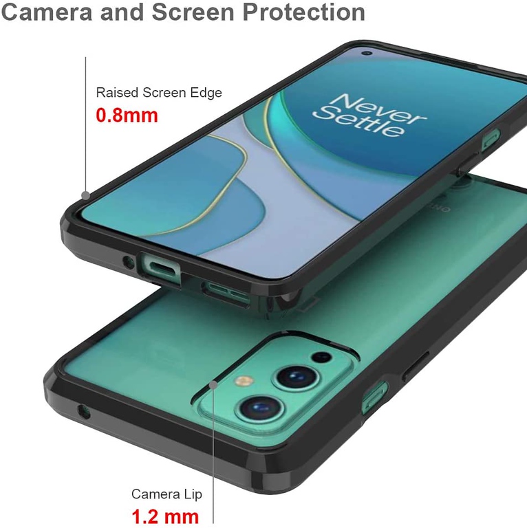 Custodia rigida ibrida PC posteriore trasparente per Apple iPhone 8 Plus/7 Plus/6 6S Plus - Foto 14 di 23
