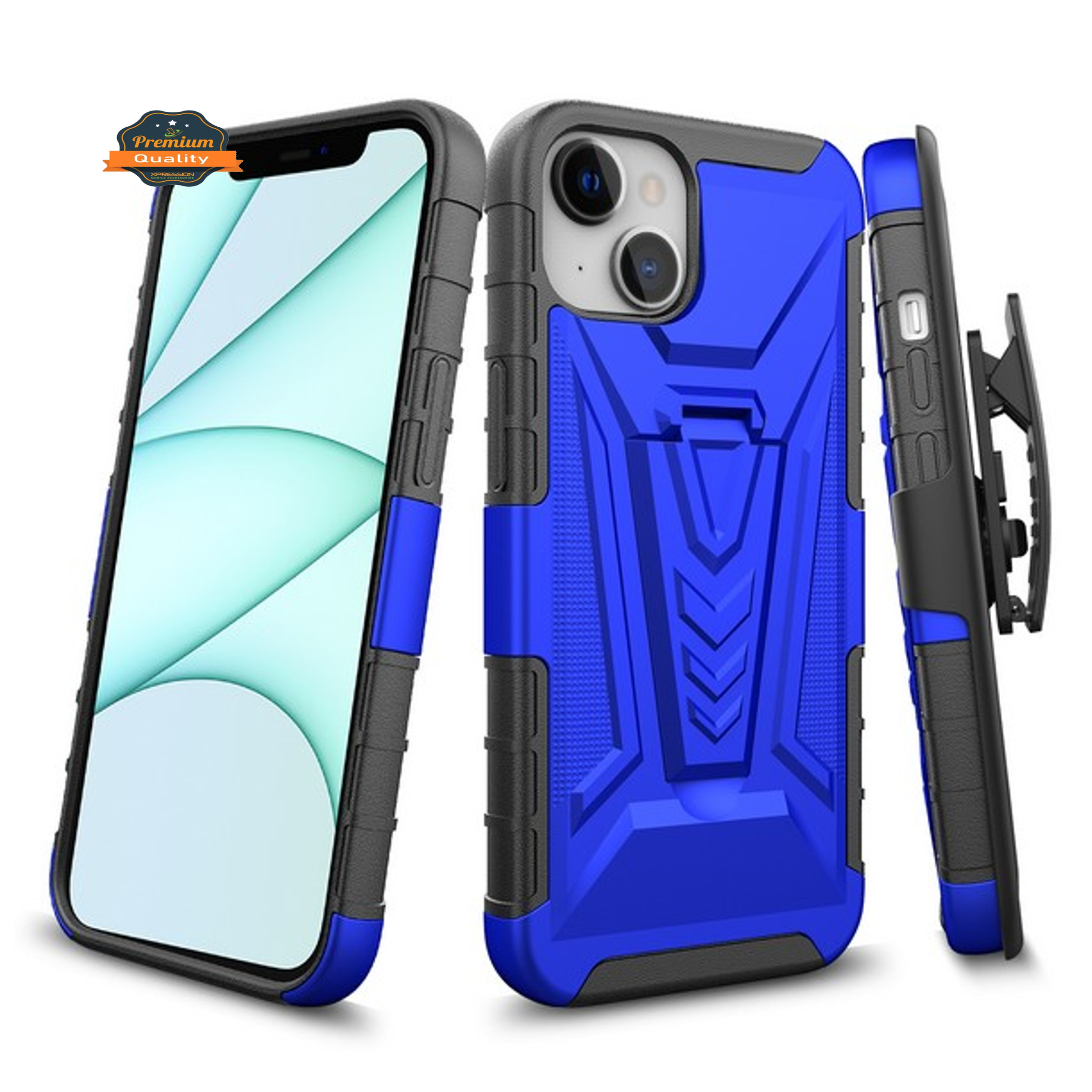 For Apple iPhone SE 3 (2022) SE/8/7 Belt Clip Holster, Stand Hybrid Case Cover - Picture 20 of 37