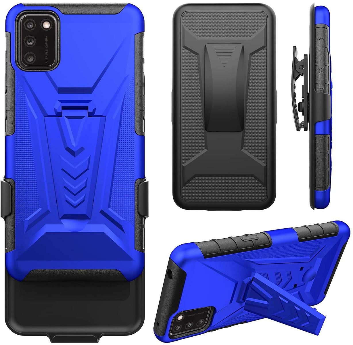 For Apple iPhone SE 3 (2022) SE/8/7 Belt Clip Holster, Stand Hybrid Case Cover - Picture 26 of 37