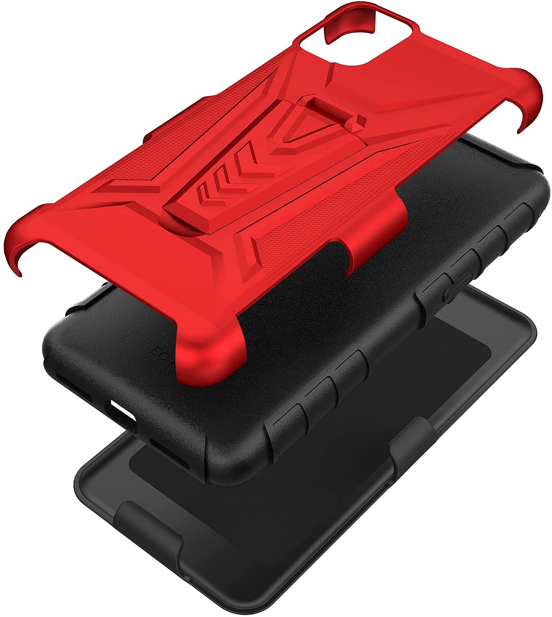 For Apple iPhone SE 3 (2022) SE/8/7 Belt Clip Holster, Stand Hybrid Case Cover - Picture 37 of 37