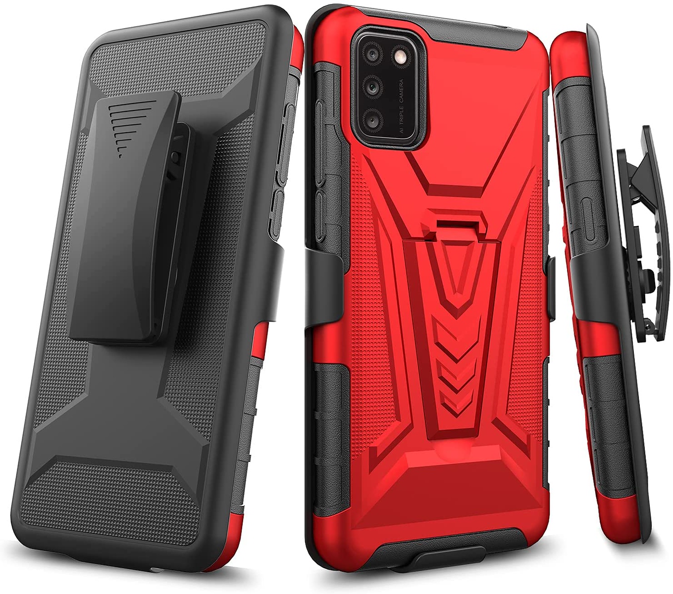 For Apple iPhone SE 3 (2022) SE/8/7 Belt Clip Holster, Stand Hybrid Case Cover - Picture 33 of 37