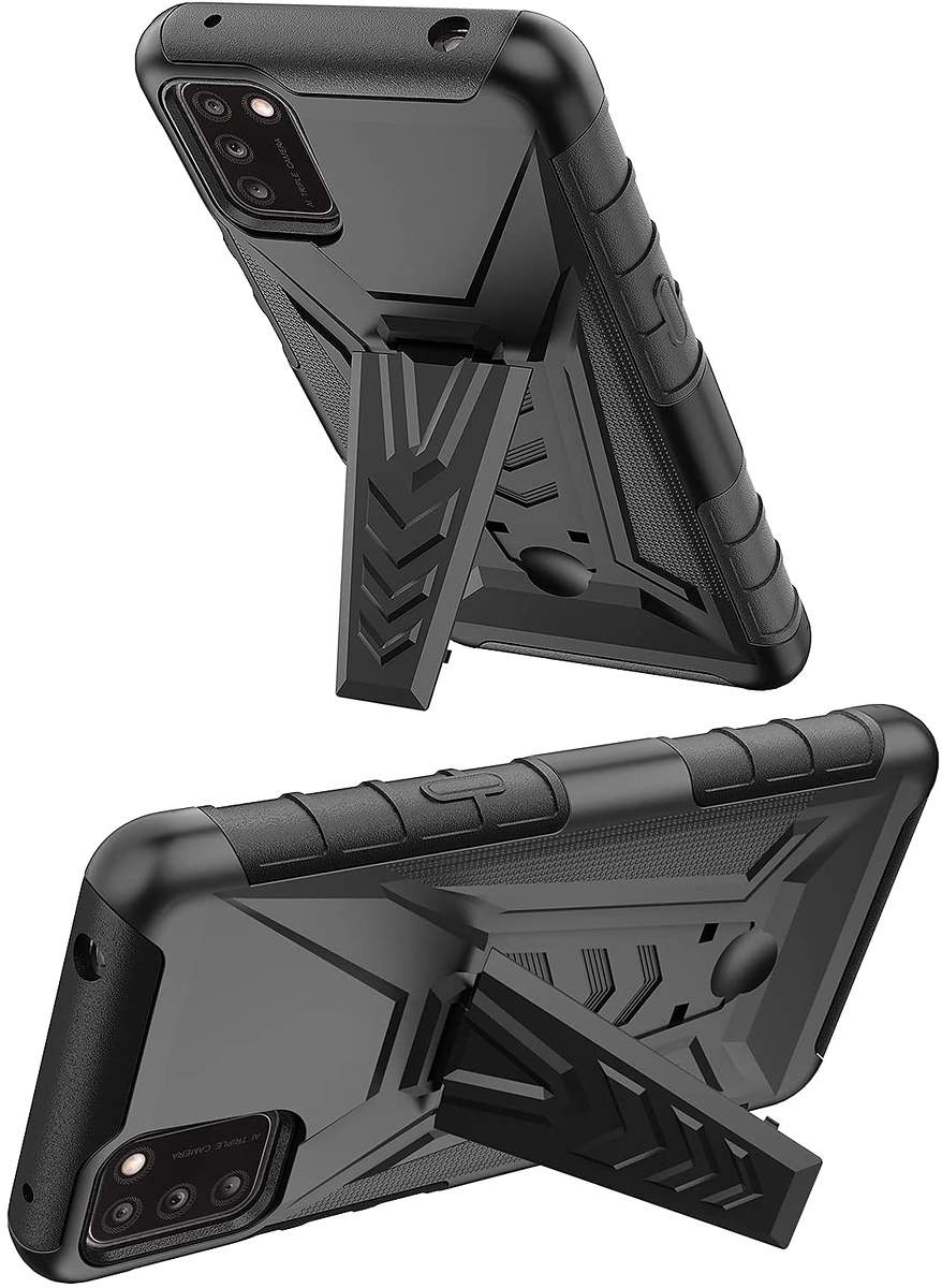 For Apple iPhone SE 3 (2022) SE/8/7 Belt Clip Holster, Stand Hybrid Case Cover - Picture 15 of 37