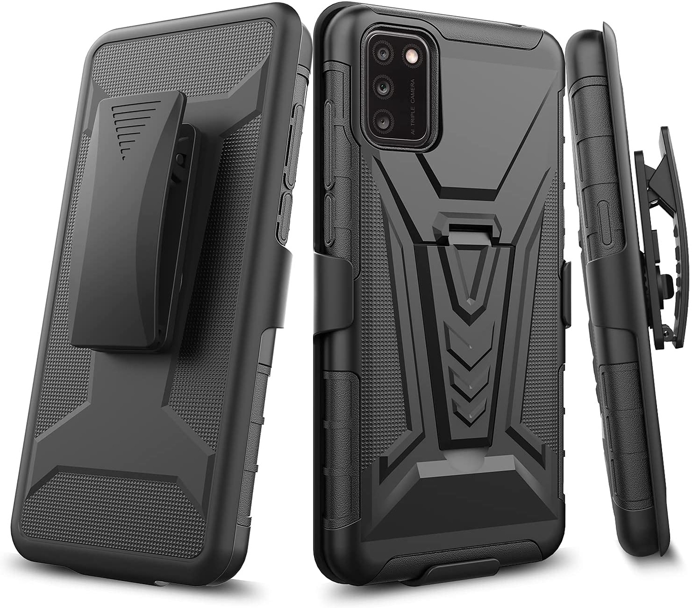 For Apple iPhone SE 3 (2022) SE/8/7 Belt Clip Holster, Stand Hybrid Case Cover - Picture 17 of 37