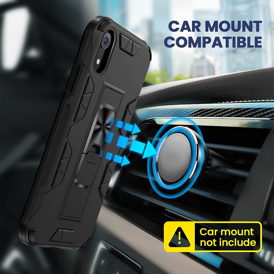 For Kyocera DuraForce Ultra 5G UW E7110 Case w/ Hidden Stand Hybrid Armor Cover - Picture 16 of 41