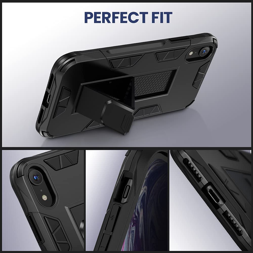For Kyocera DuraForce Ultra 5G UW E7110 Case w/ Hidden Stand Hybrid Armor Cover - Picture 14 of 41