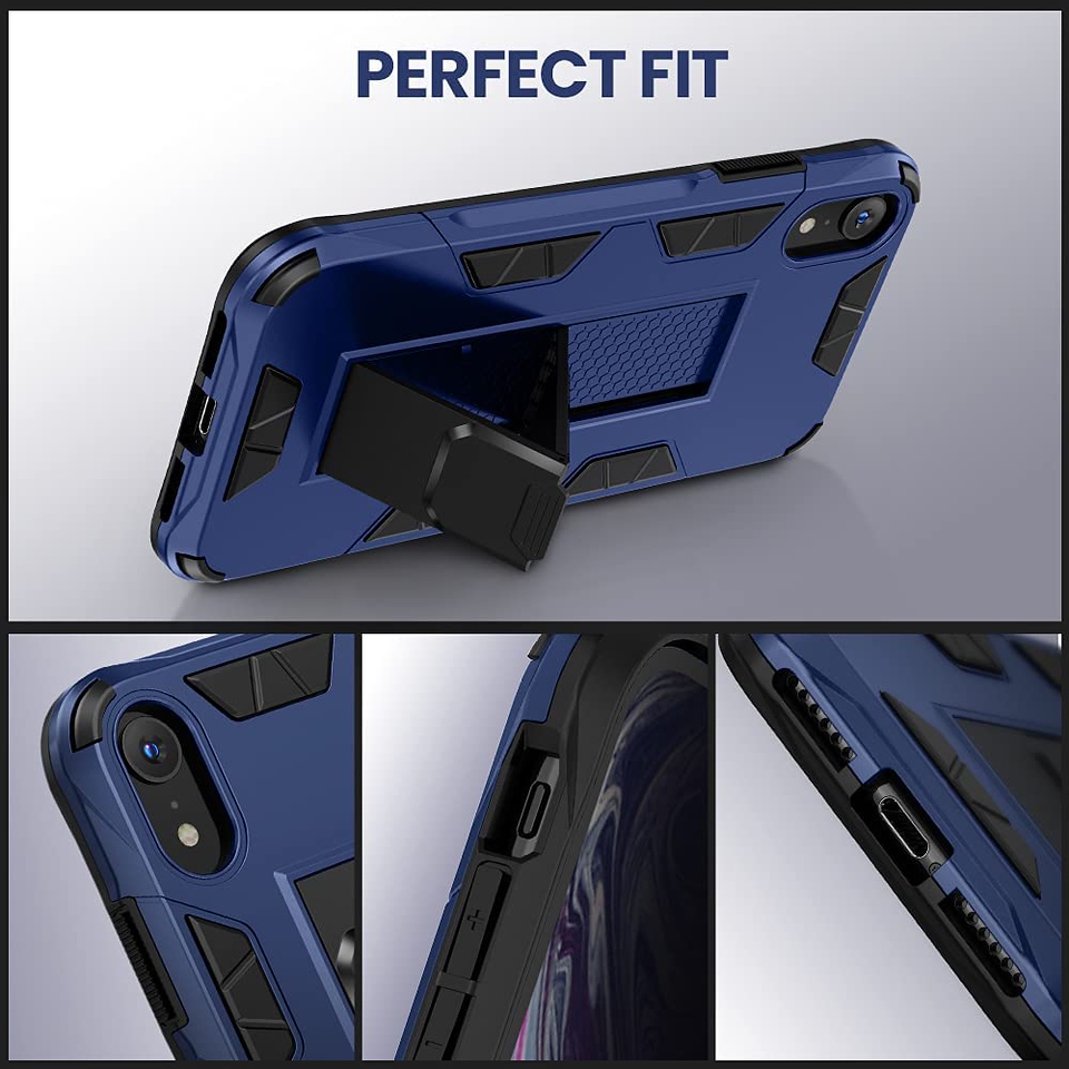 For Kyocera DuraForce Ultra 5G UW E7110 Case w/ Hidden Stand Hybrid Armor Cover - Picture 22 of 41