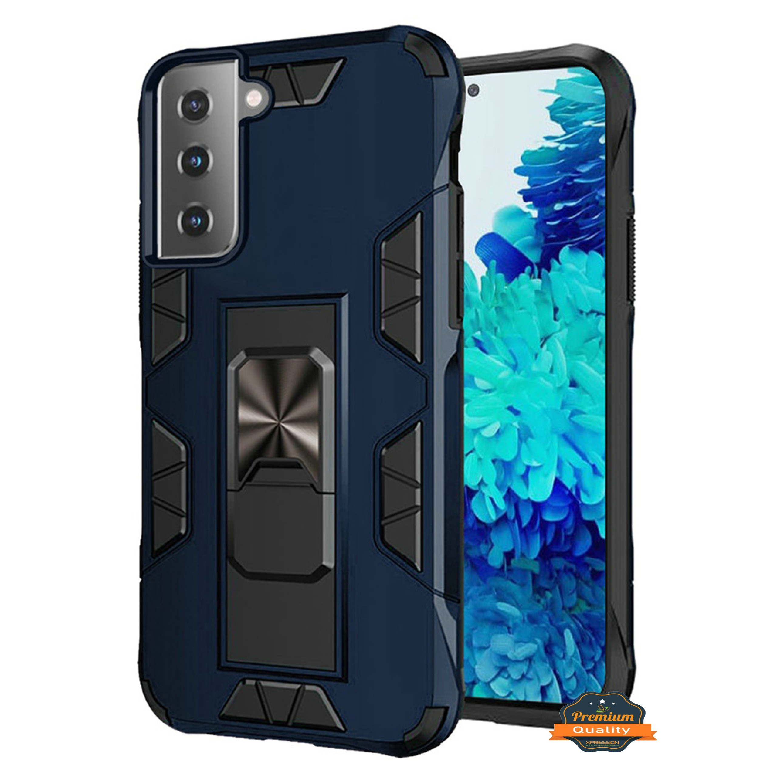 For Kyocera DuraForce Ultra 5G UW E7110 Case w/ Hidden Stand Hybrid Armor Cover - Picture 19 of 41