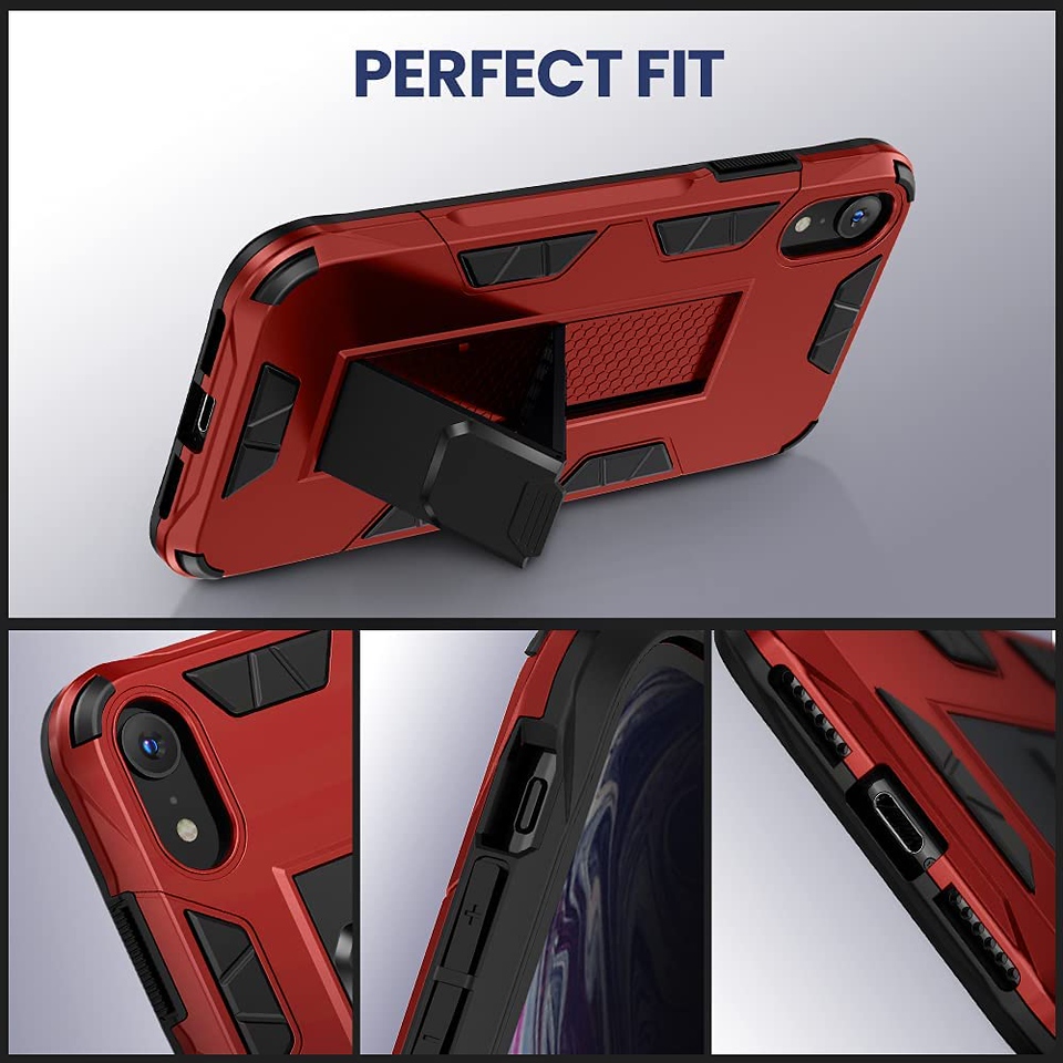 For Kyocera DuraForce Ultra 5G UW E7110 Case w/ Hidden Stand Hybrid Armor Cover - Picture 30 of 41