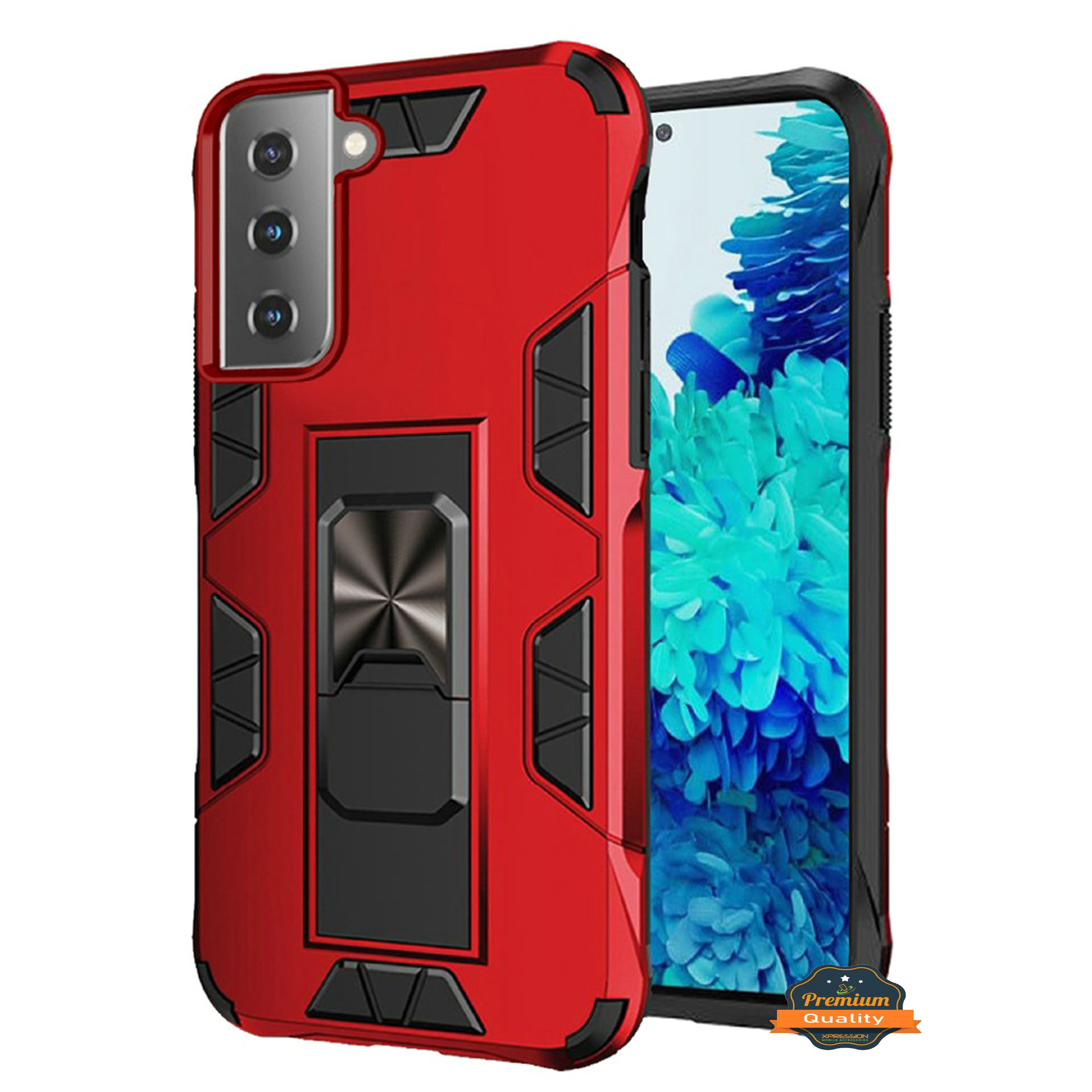 For Kyocera DuraForce Ultra 5G UW E7110 Case w/ Hidden Stand Hybrid Armor Cover - Picture 27 of 41