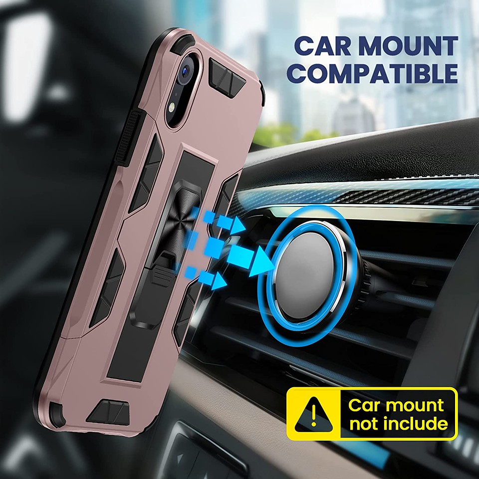 For Kyocera DuraForce Ultra 5G UW E7110 Case w/ Hidden Stand Hybrid Armor Cover - Picture 41 of 41