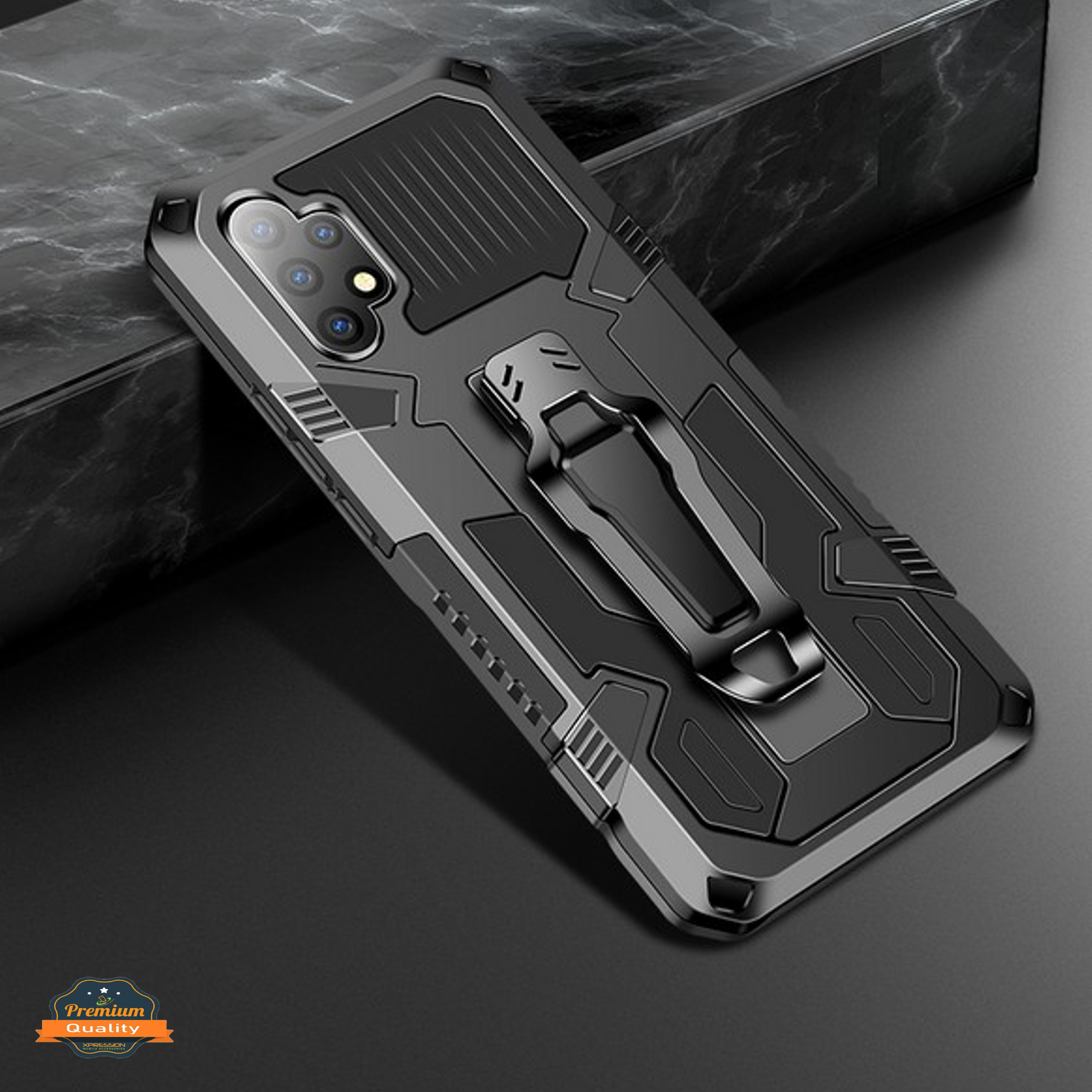 For Motorola Moto G Power 2021 Hybrid Belt Clip & Kickstand 2in1 Hard Case Cover - 第 14/45 張圖片