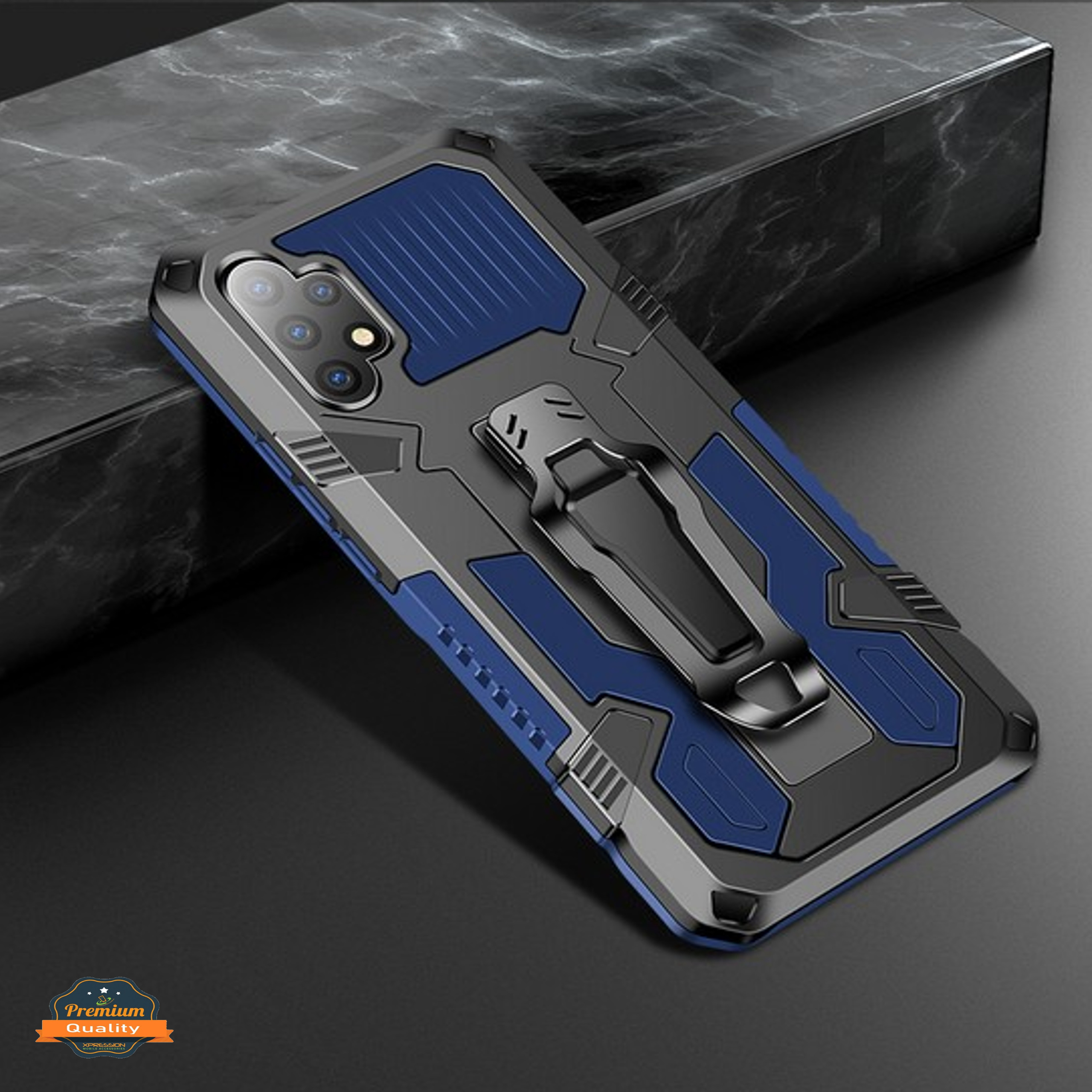 For Motorola Moto G Power 2021 Hybrid Belt Clip & Kickstand 2in1 Hard Case Cover - 第 25/45 張圖片