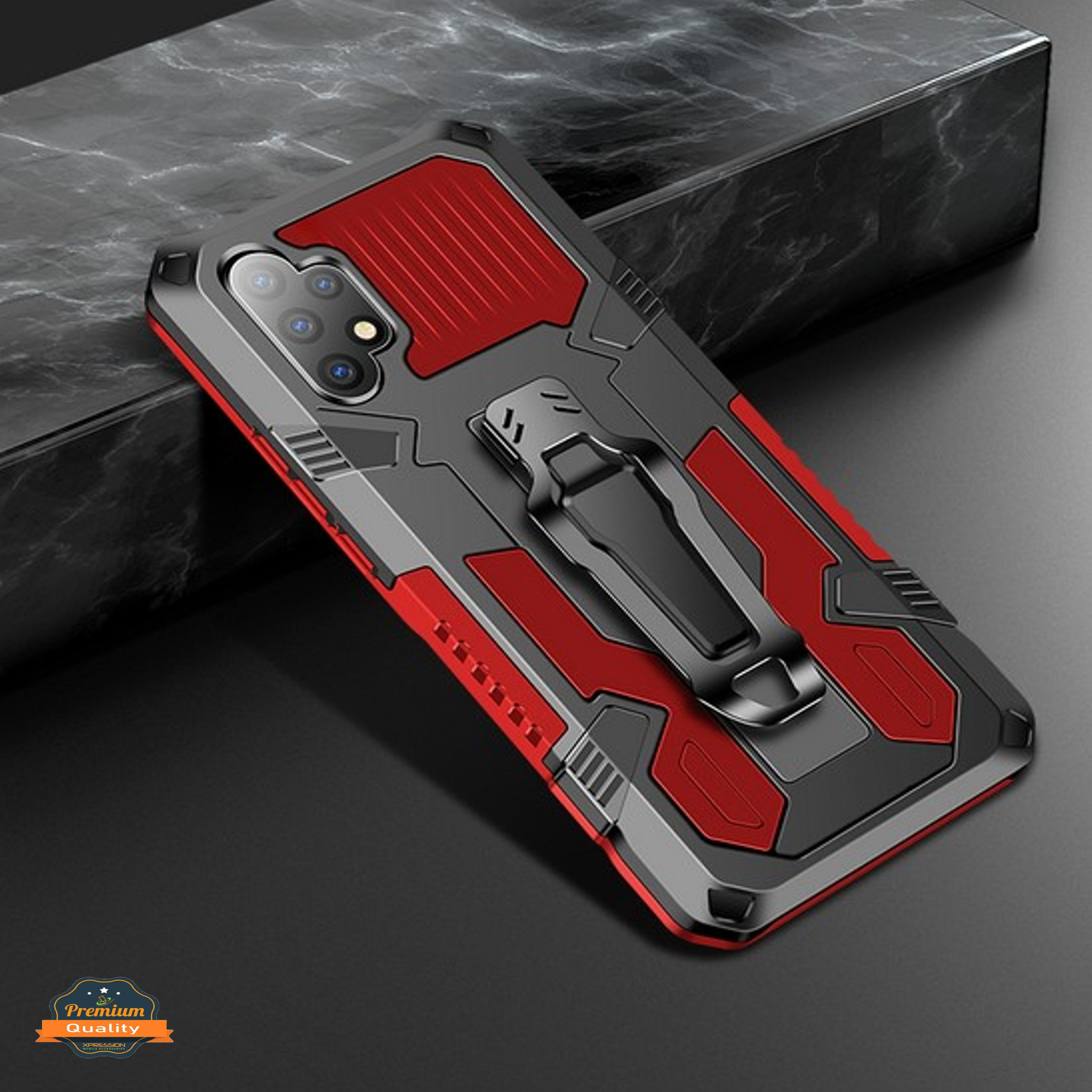 For Motorola Moto G Power 2021 Hybrid Belt Clip & Kickstand 2in1 Hard Case Cover - 第 36/45 張圖片