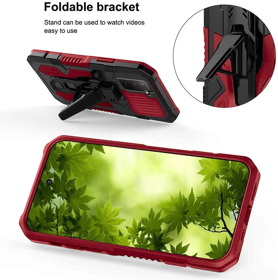 For Motorola Moto G Power 2021 Hybrid Belt Clip & Kickstand 2in1 Hard Case Cover - 第 40/45 張圖片