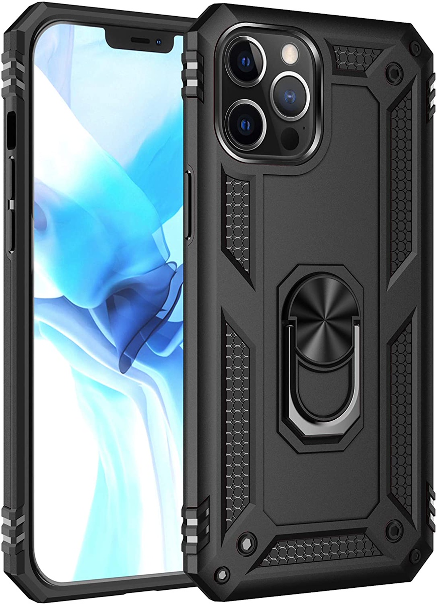 For Motorola Moto G 5G 2025 Shockproof Ring Stand 2in1 Hybrid Case Cover - Picture 12 of 37